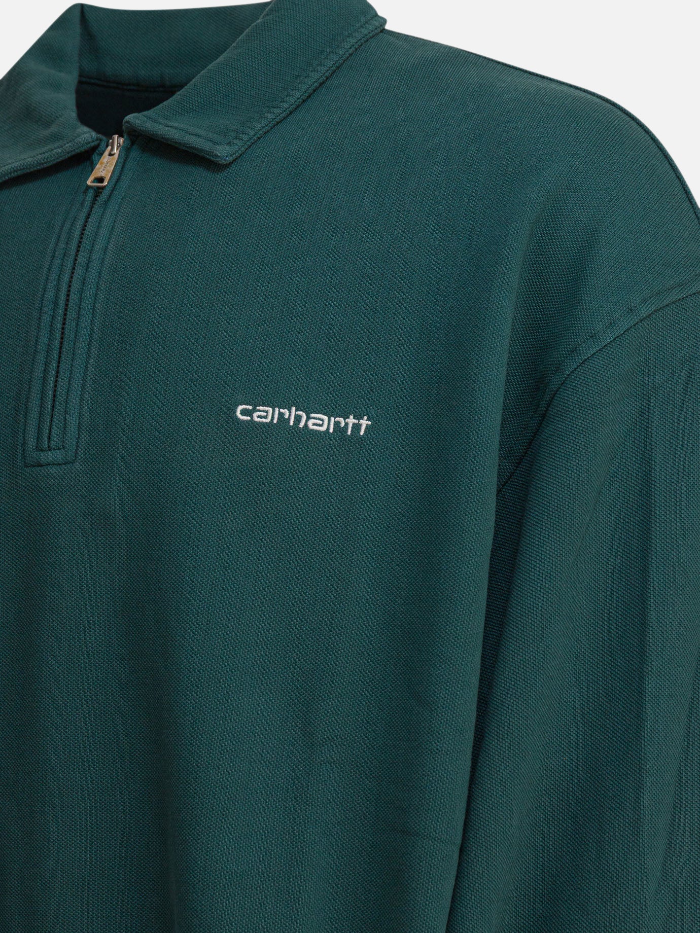 Half zip sweatshirts Logo  Green - Carhartt WIP Men | PDP | VIETTI Online Store | thumbnail_4