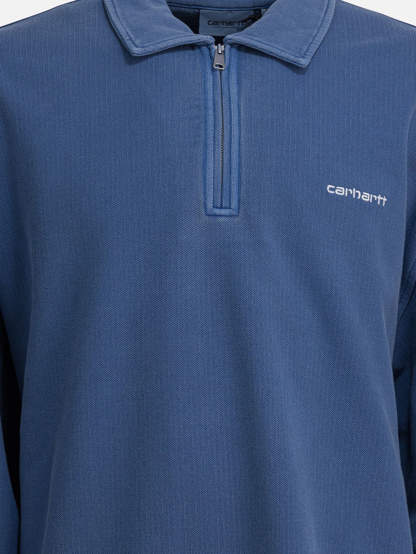 Half zip sweatshirts Logo  Blue - Carhartt WIP Men | PDP | VIETTI Online Store | Zoom-Modal_3
