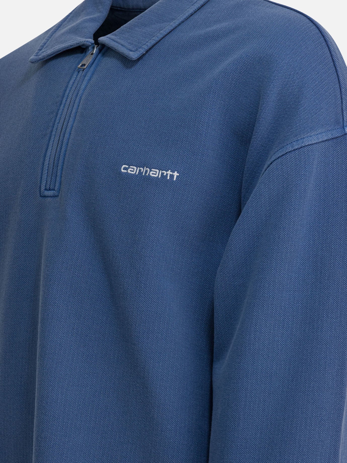 Half zip sweatshirts Logo  Blue - Carhartt WIP Men | PDP | VIETTI Online Store | Zoom-Modal_4
