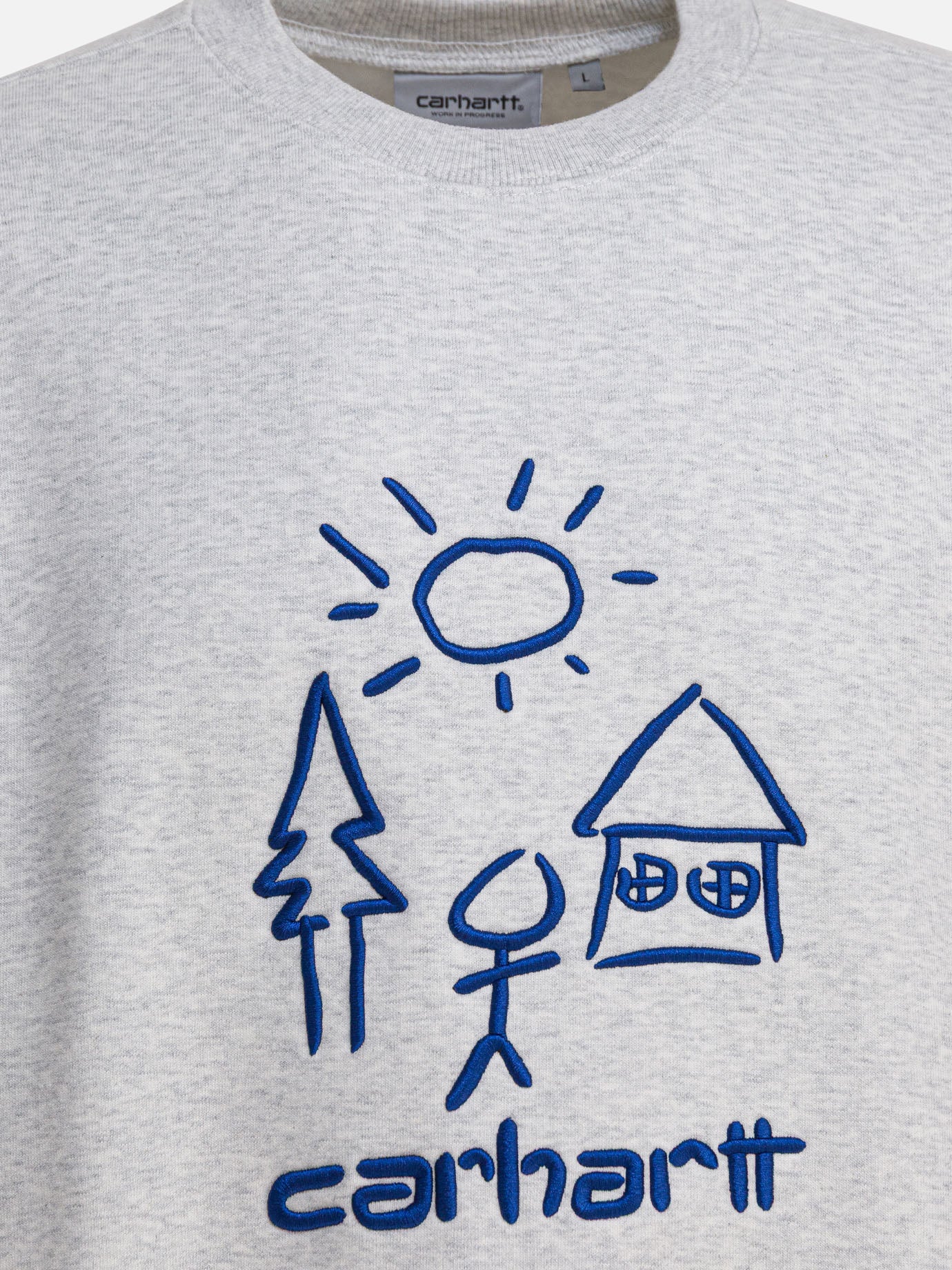 Crewnecks Logo  Grey - Carhartt WIP Men | PDP | VIETTI Online Store | thumbnail_3