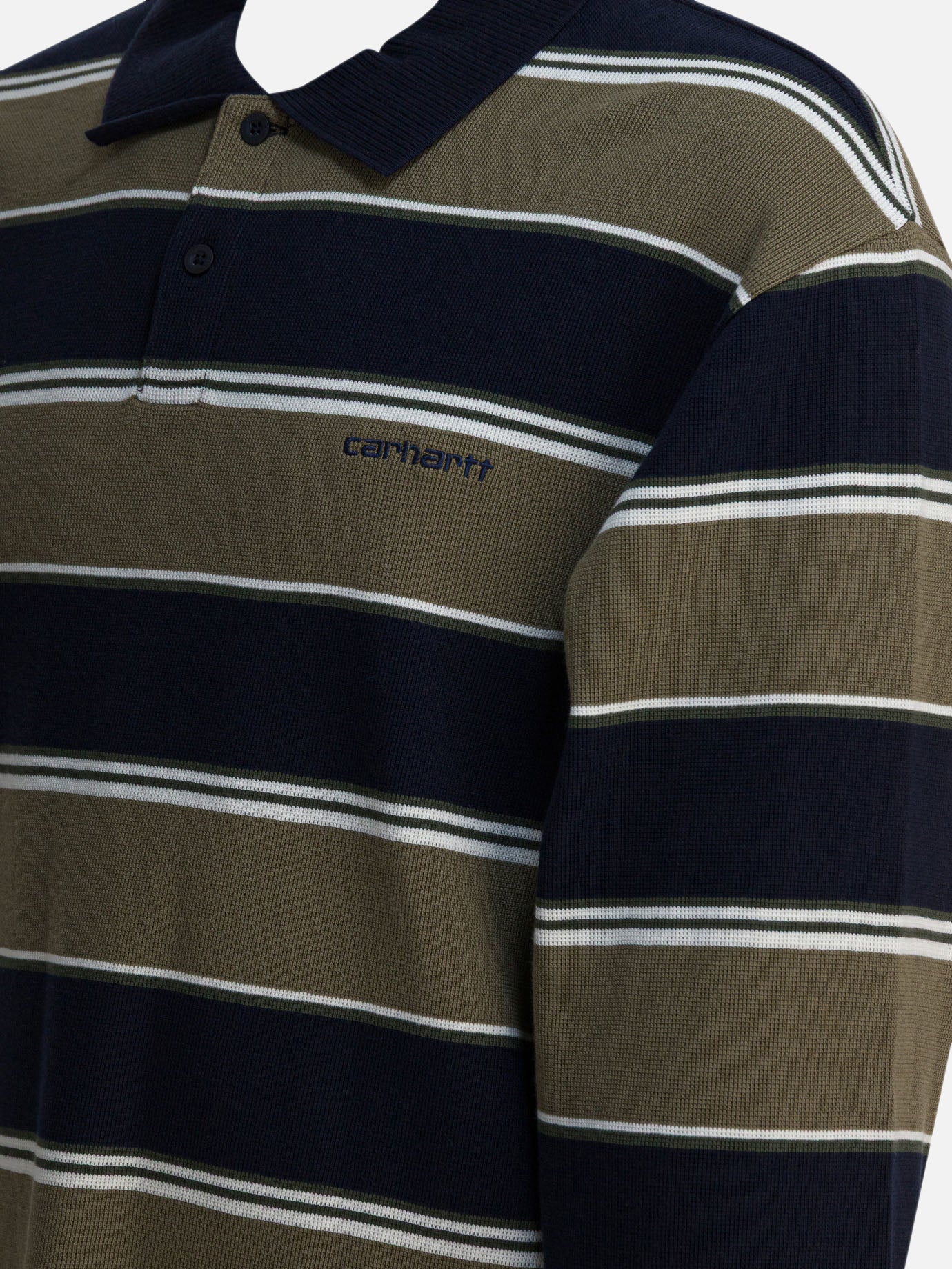 Polo shirts with buttons Striped  Green - Carhartt WIP Men | PDP | VIETTI Online Store | Zoom-Modal_4

