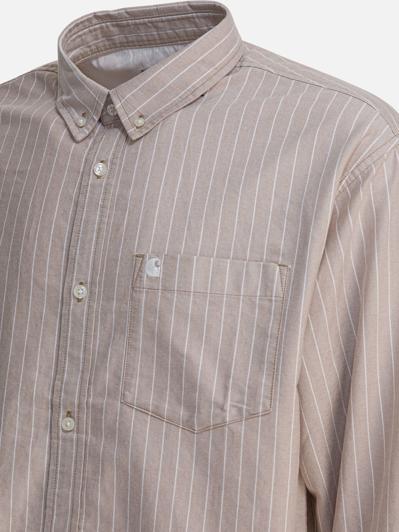 Camicie casual Striped  Beige - Carhartt WIP Uomo | PDP | VIETTI Online Store | Zoom-Modal_4
