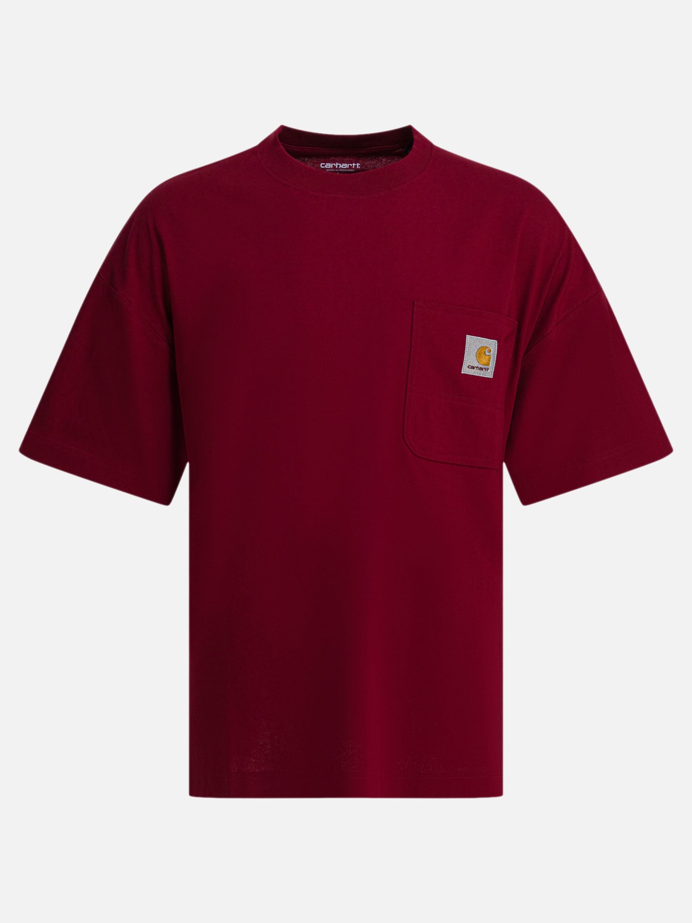 T-shirt girocollo Logo  Rosso - Carhartt WIP Uomo | PDP | VIETTI Online Store | thumbnail