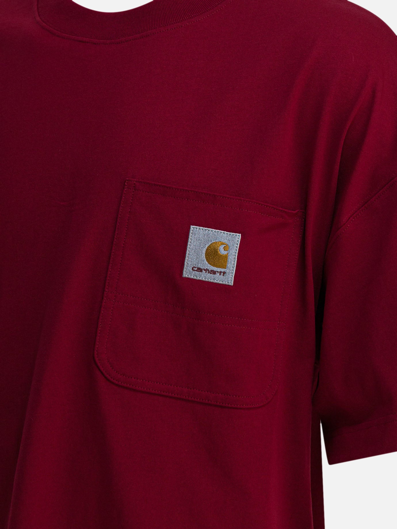 T-shirt girocollo Logo  Rosso - Carhartt WIP Uomo | PDP | VIETTI Online Store | thumbnail_4