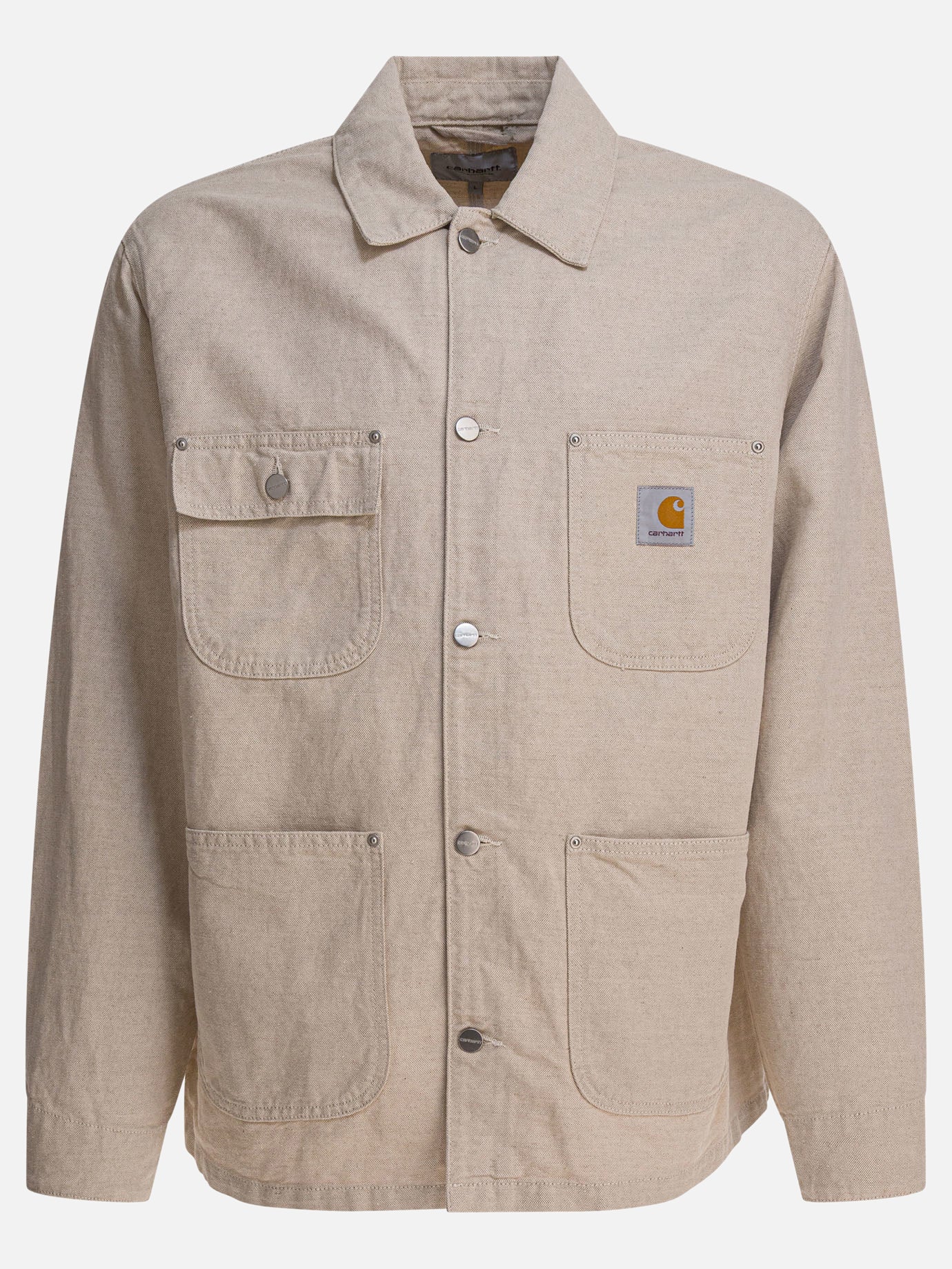 Denim jackets Solid colour  Beige - Carhartt WIP Men | PDP | VIETTI Online Store | Zoom-Modal
