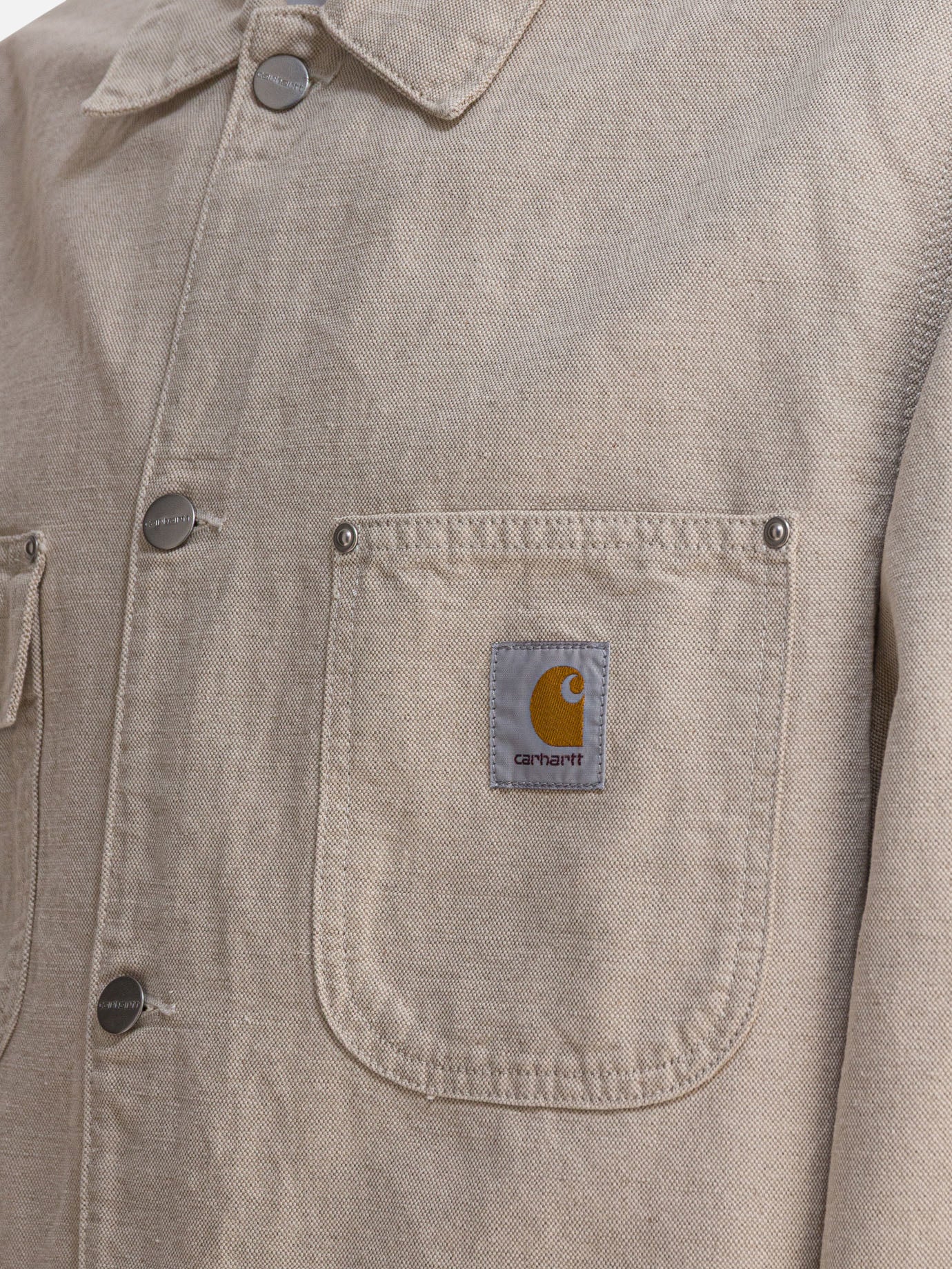 Denim jackets Solid colour  Beige - Carhartt WIP Men | PDP | VIETTI Online Store | thumbnail_4
