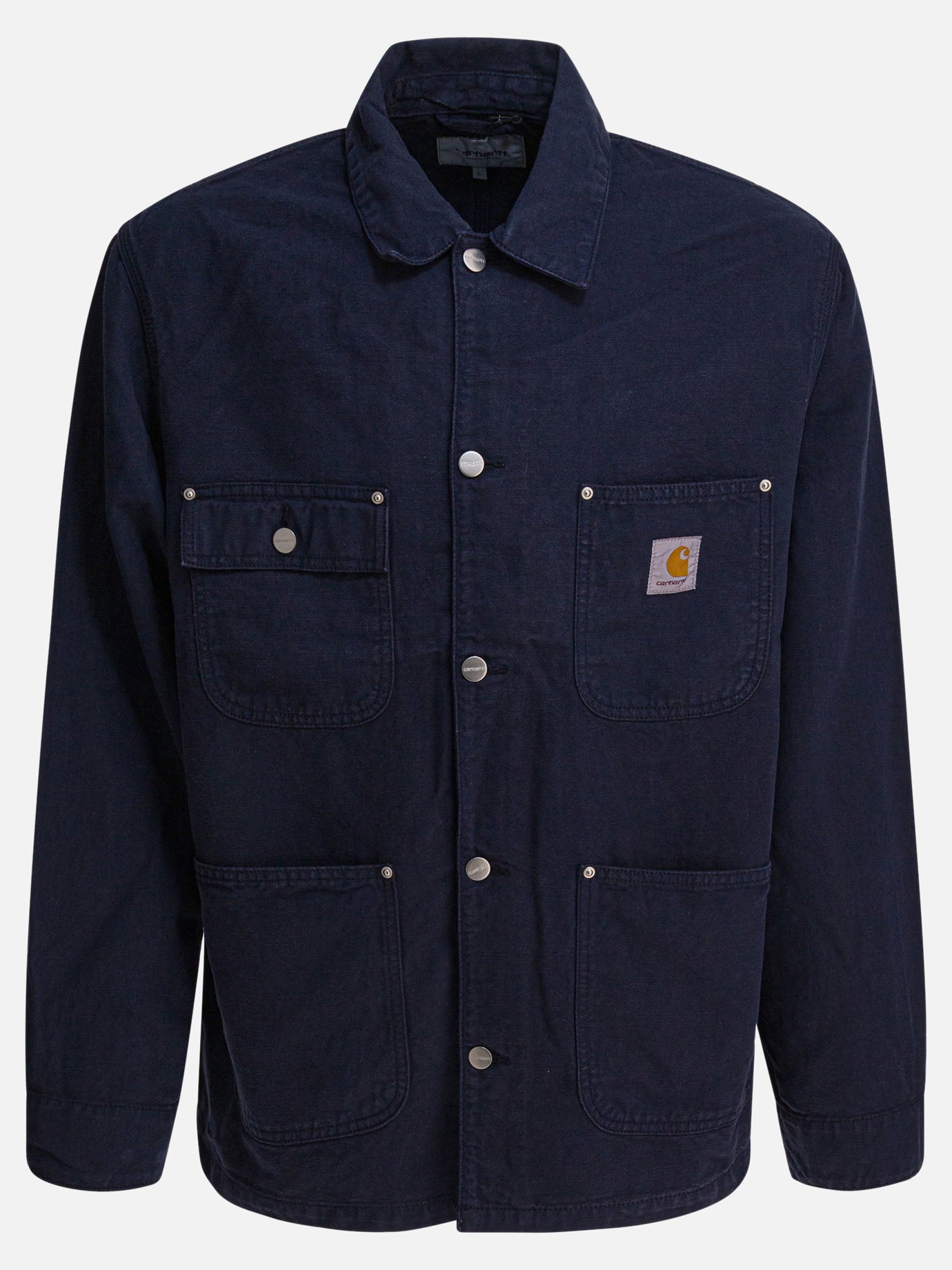 Overshirt jackets Solid colour  Blue - Carhartt WIP Men | PDP | VIETTI Online Store | thumbnail
