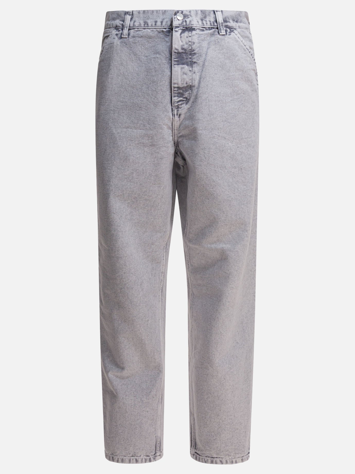 Work pants Solid colour  Light blue - Carhartt WIP Men | PDP | VIETTI Online Store | thumbnail
