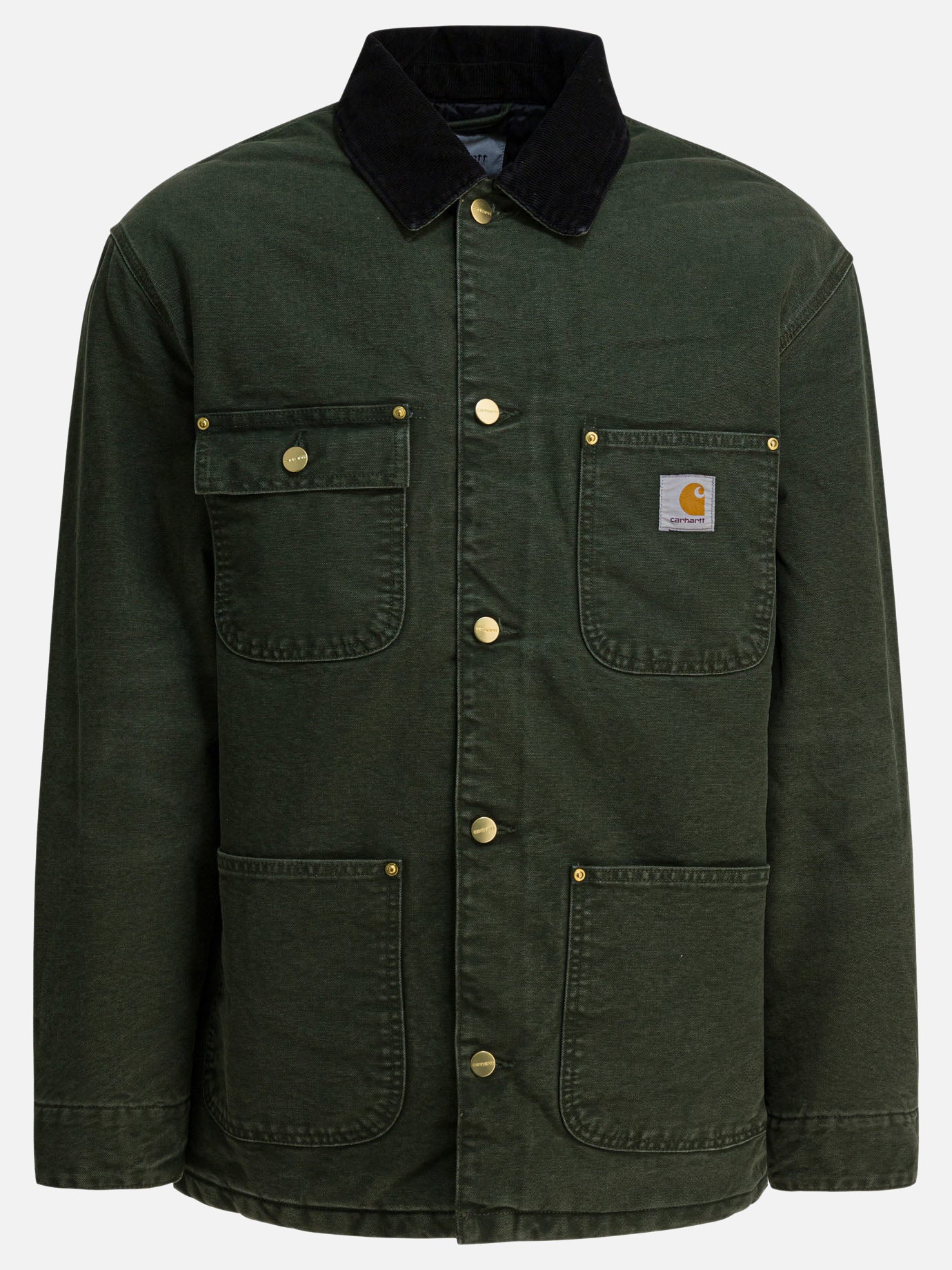 Giacche leggere & Trapuntate Solid colour  Verde - Carhartt WIP Uomo | PDP | VIETTI Online Store | Zoom-Modal
