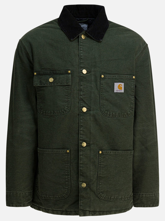 Giacche leggere & Trapuntate Solid colour  Verde - Carhartt WIP Uomo | PLP | VIETTI Online Store 
