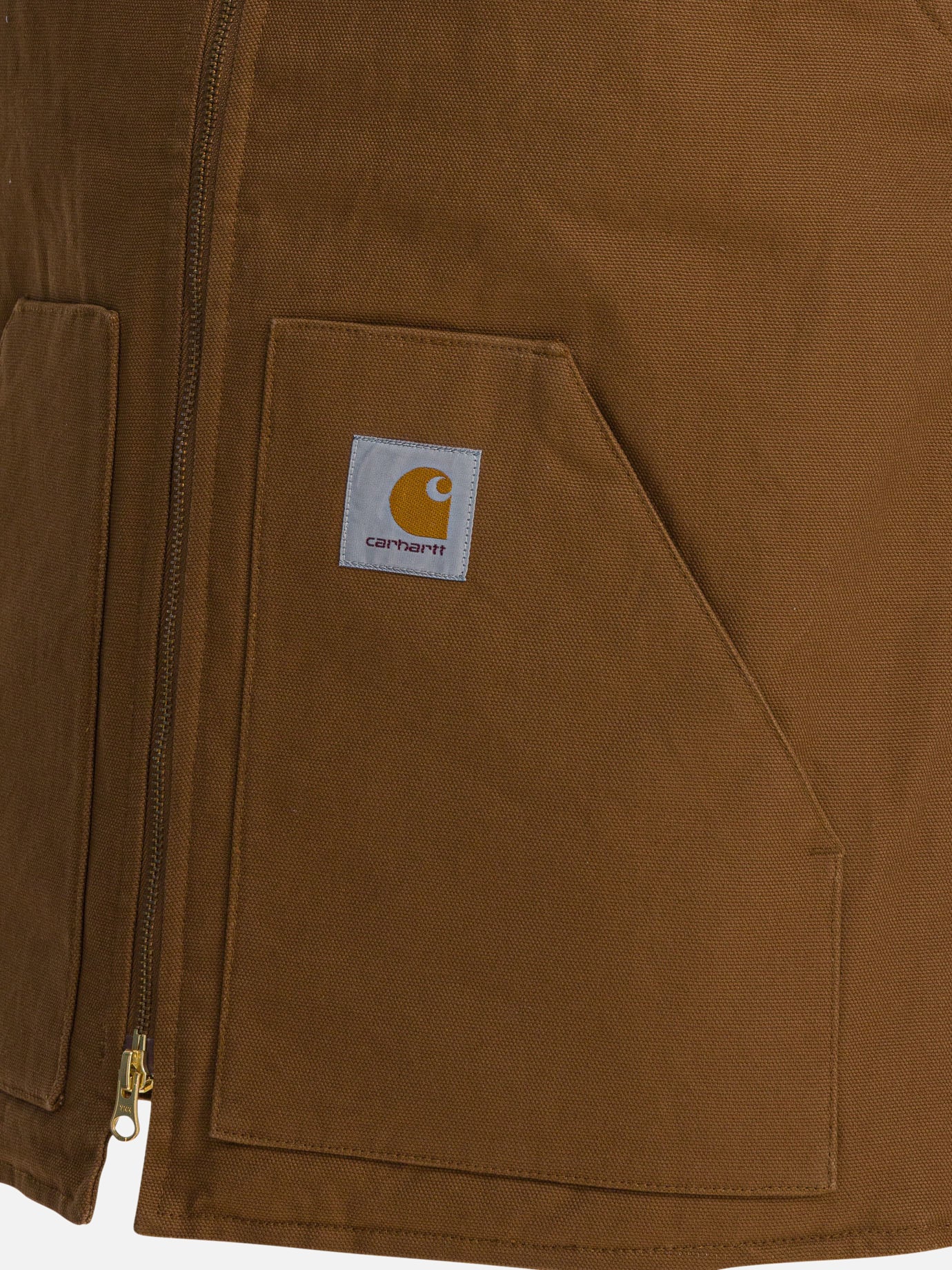 Vest jackets Logo  Brown - Carhartt WIP Men | PDP | VIETTI Online Store | Zoom-Modal_4
