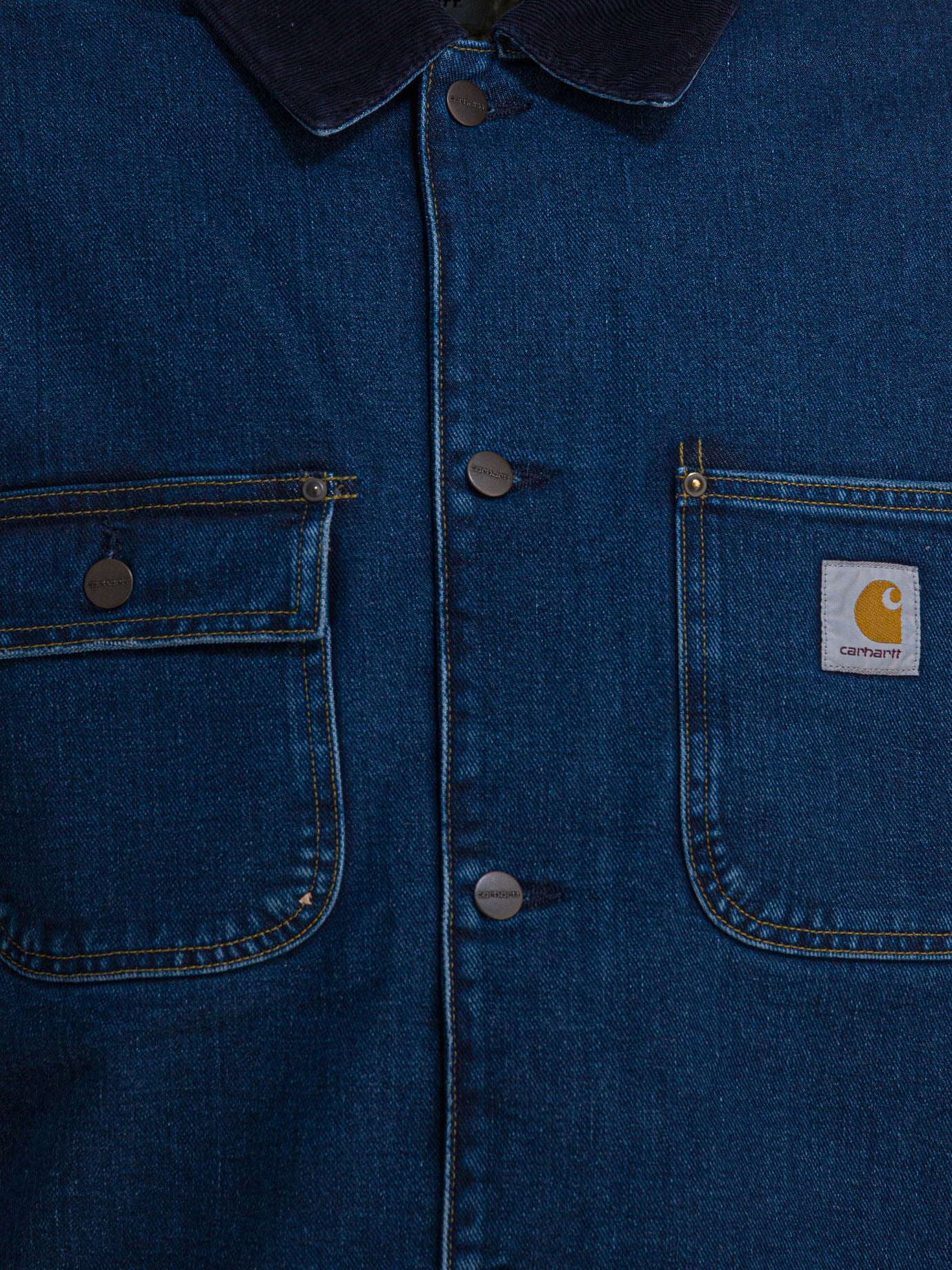 Cappotti corti Logo  Blu - Carhartt WIP Uomo | PDP | VIETTI Online Store | thumbnail_3