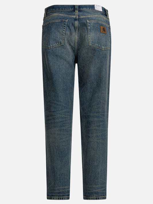 Jeans a gamba larga Solid colour  Blu - Carhartt WIP Uomo | PLP | VIETTI Online Store | 2
