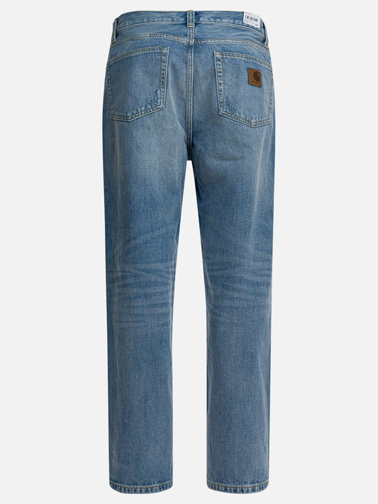 Jeans a gamba larga Solid colour  Blu - Carhartt WIP Uomo | PLP | VIETTI Online Store | 2
