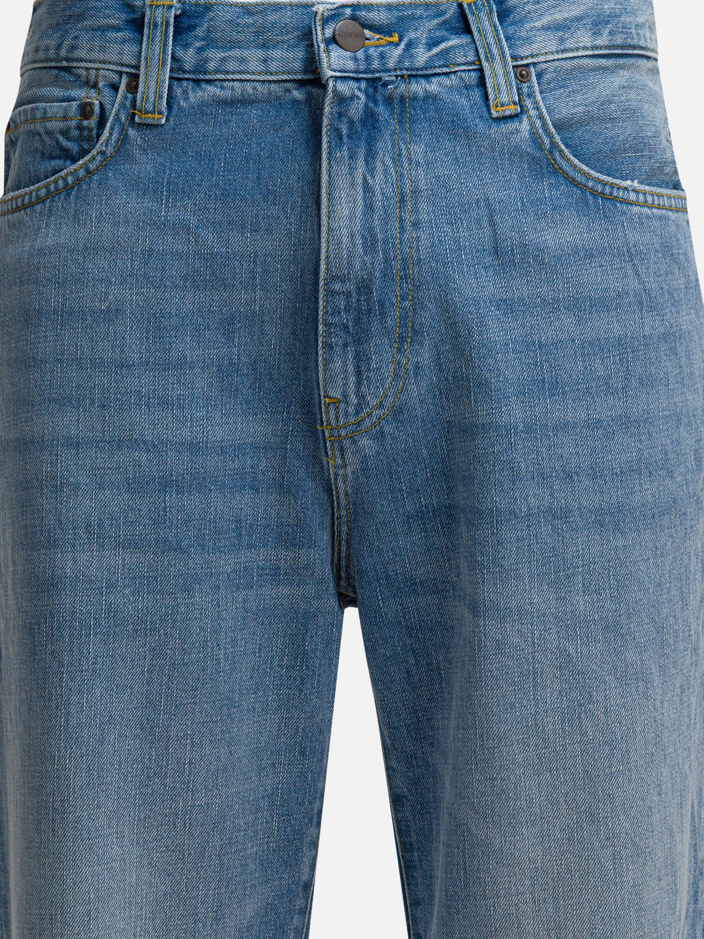 Jeans a gamba larga Solid colour  Blu - Carhartt WIP Uomo | PDP | VIETTI Online Store | Zoom-Modal_3
