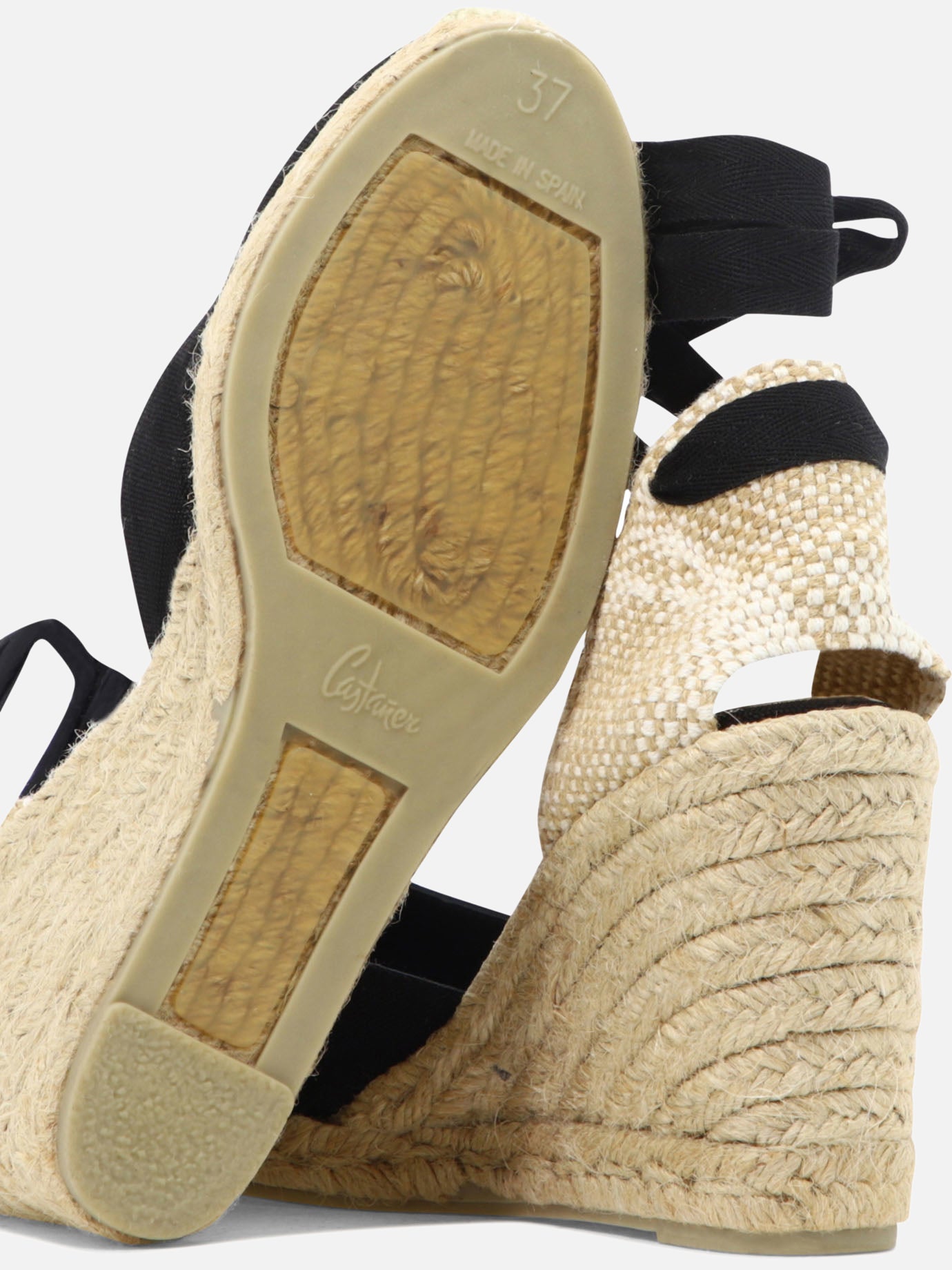Espadrilles alte 100% organic cotton - 100% rubber  Nero - Castañer Donna | PDP | VIETTI Online Store | Zoom-Modal_5
