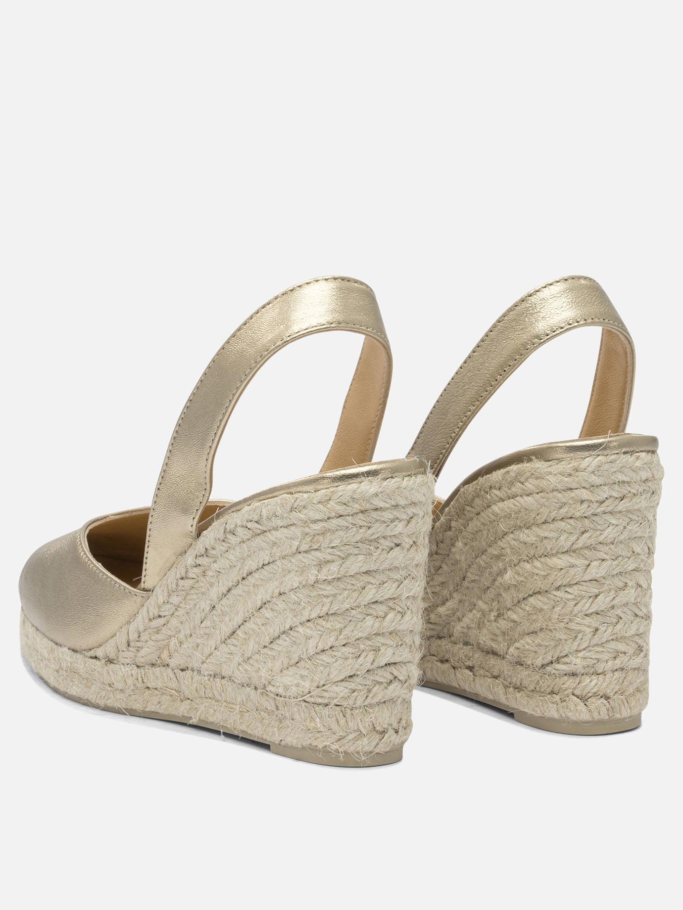 Espadrilles alte 100% leather - 100% rubber  Oro - Castañer Donna | PDP | VIETTI Online Store | Zoom-Modal_4
