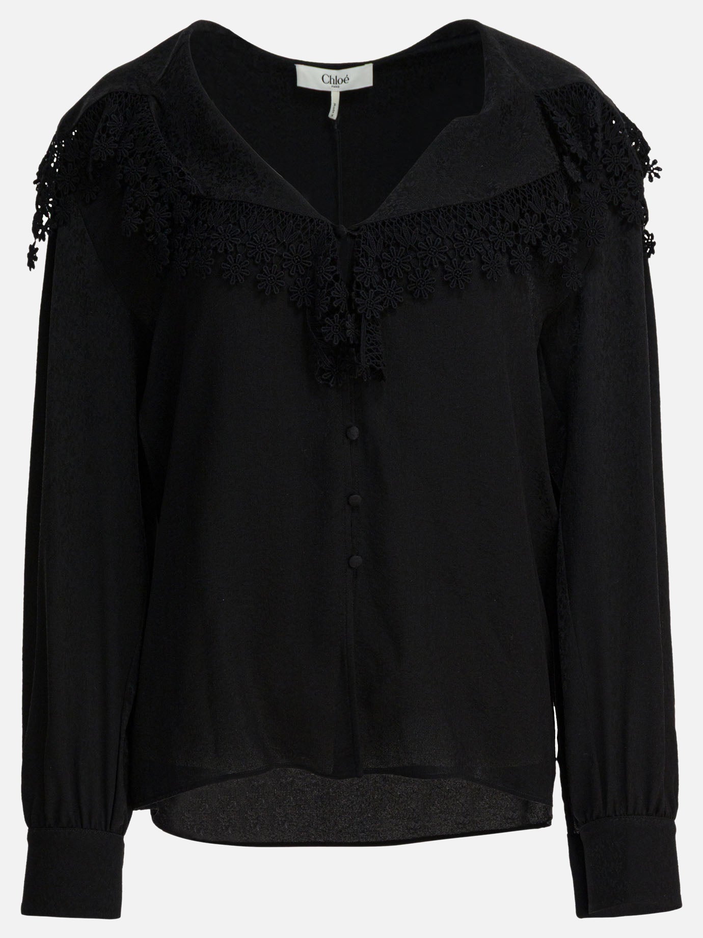 Casual shirts Solid colour  Black - Chloé Women | PDP | VIETTI Online Store | thumbnail