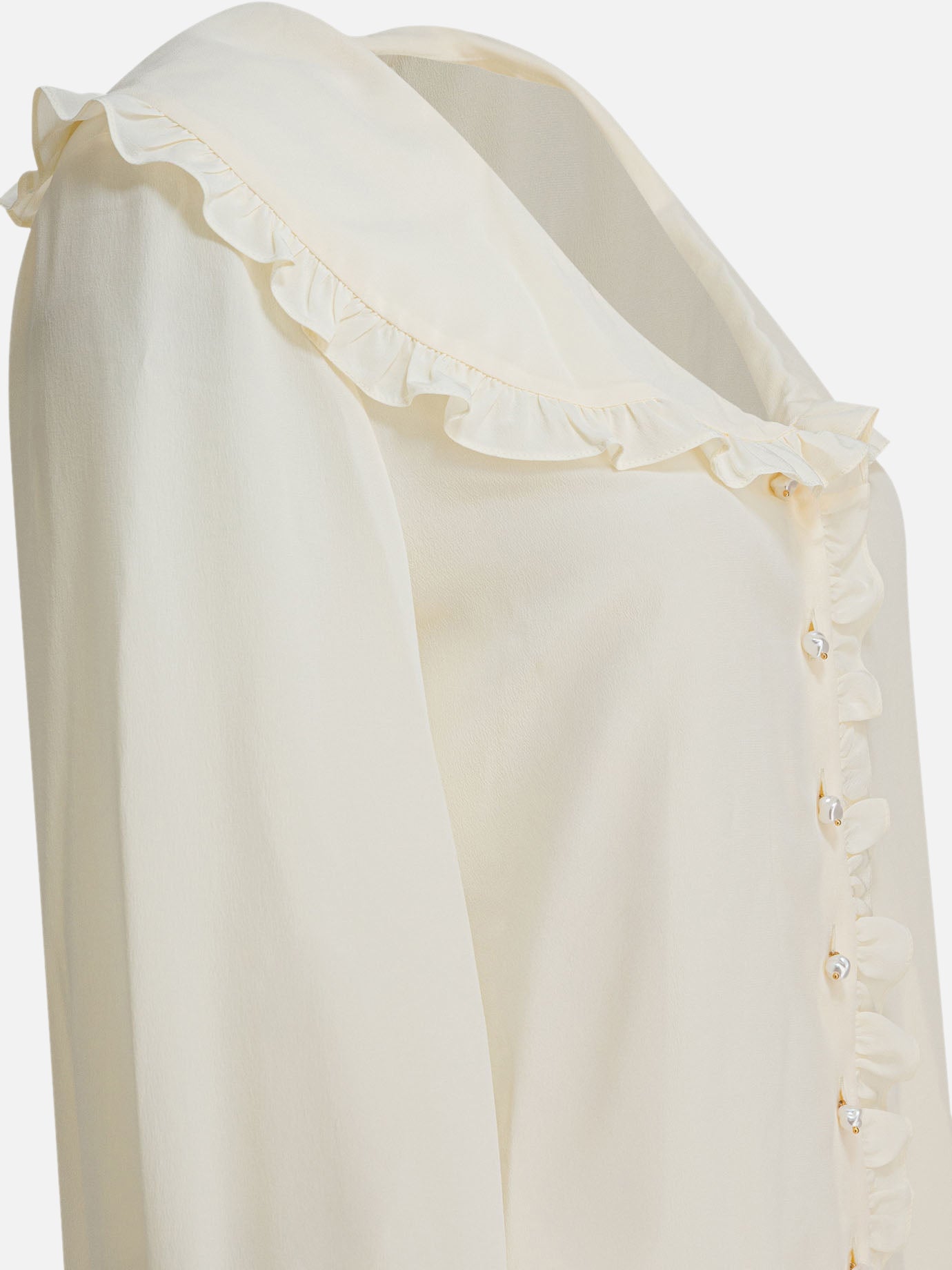 Camicie casual Solid colour  Giallo - Chloé Donna | PDP | VIETTI Online Store | thumbnail_4