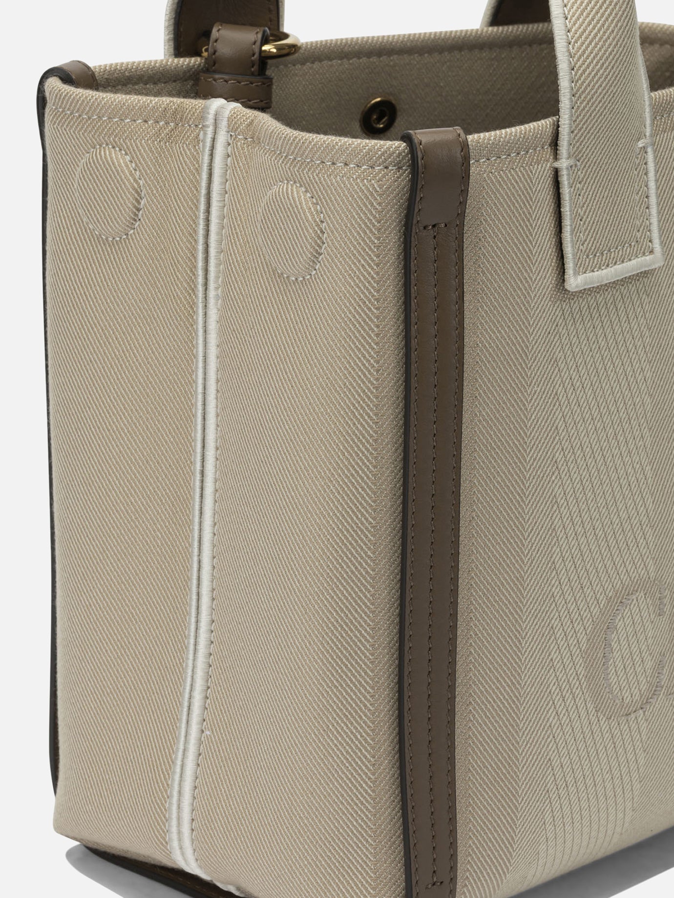 Borse piccole 91% recycled cotton 6% polyester 3% other fibres  Beige - Chloé Donna | PDP | VIETTI Online Store | Zoom-Modal_4
