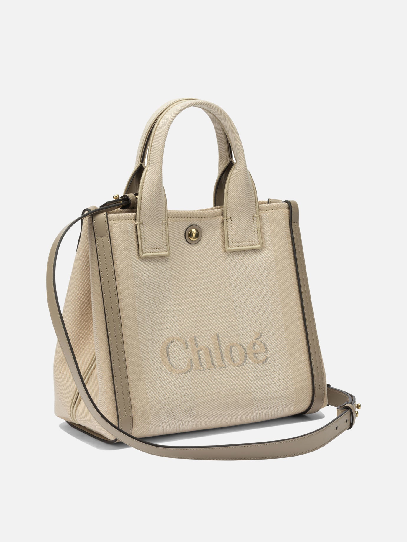Borse piccole 91% recycled cotton 6% polyester 3% other fibres  Beige - Chloé Donna | PDP | VIETTI Online Store | Zoom-Modal_2
