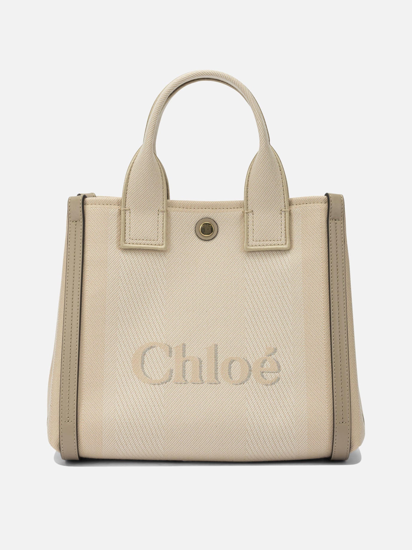 Borse piccole 91% recycled cotton 6% polyester 3% other fibres  Beige - Chloé Donna | PDP | VIETTI Online Store | thumbnail_3