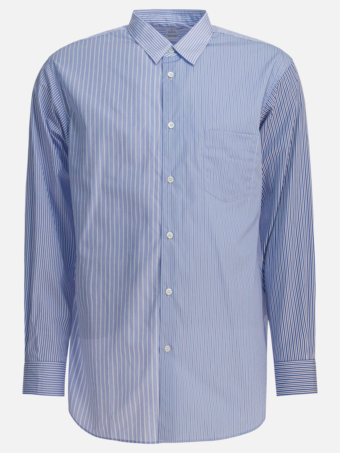 Camicie casual Striped  Azzurro - Comme Des Garçons Forever Uomo | PDP | VIETTI Online Store | Zoom-Modal
