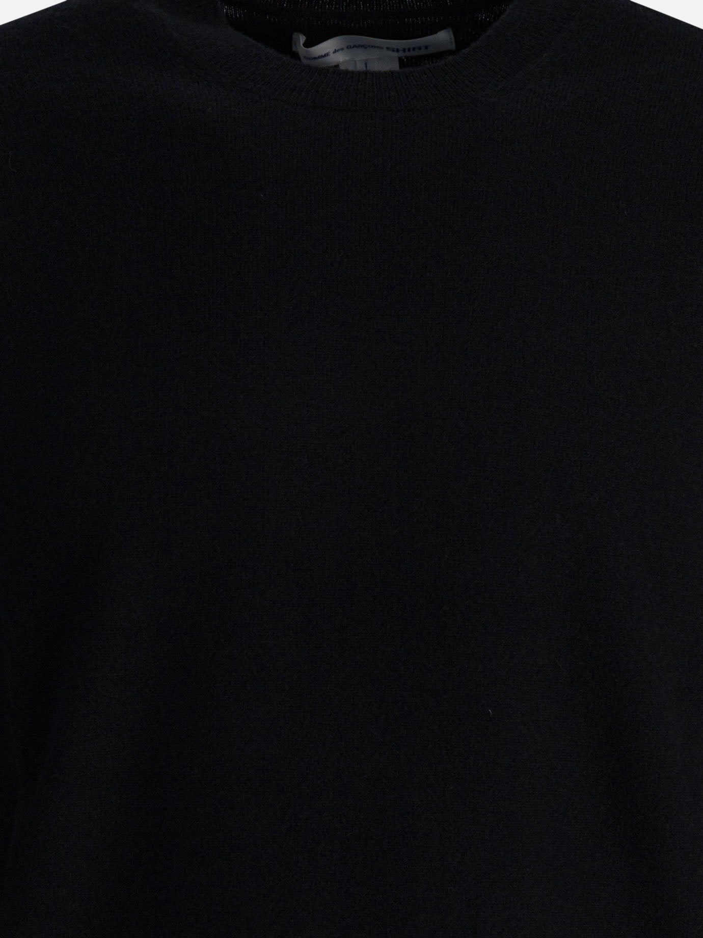 Crewneck sweaters Solid colour  Black - Comme Des Garçons Forever Men | PDP | VIETTI Online Store | thumbnail_3