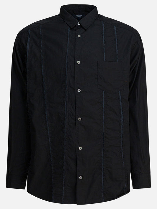 Camicie casual Embroidered  Nero - Comme Des Garçons Homme Uomo | PLP | VIETTI Online Store 
