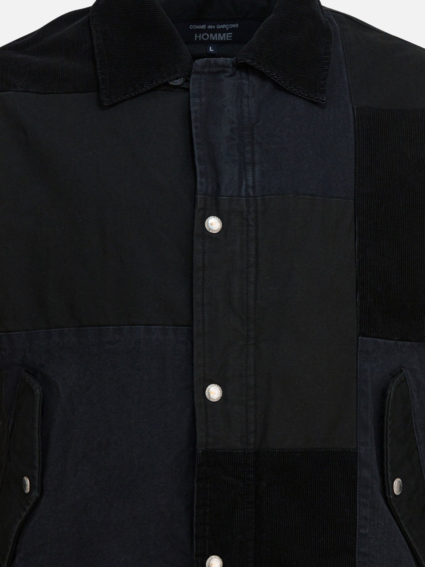 Giacche leggere & Trapuntate Solid colour  Nero - Comme Des Garçons Homme Uomo | PDP | VIETTI Online Store | thumbnail_3