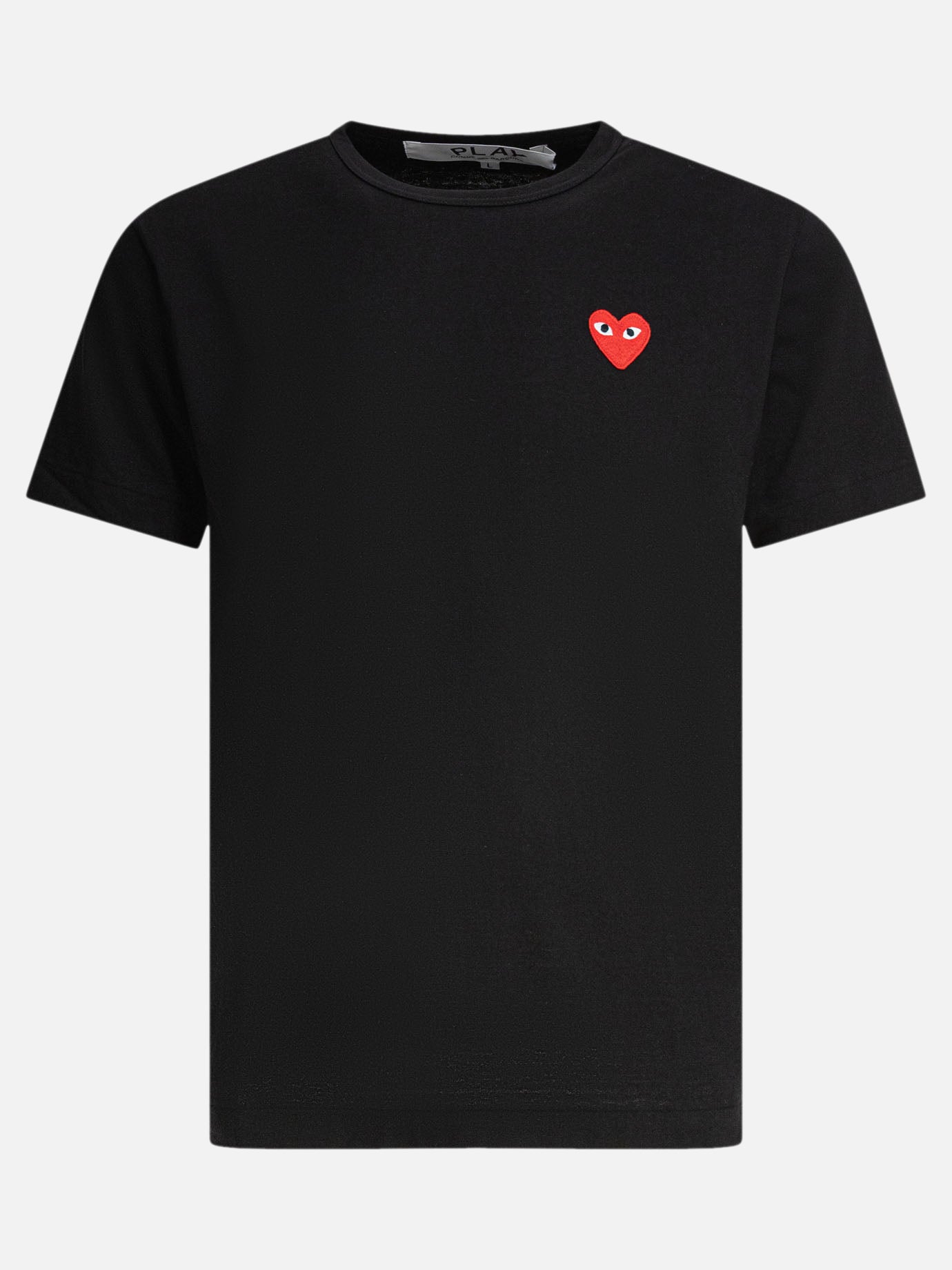 T-shirt girocollo Logo  Nero - Comme Des Garçons Play Uomo | PDP | VIETTI Online Store | Zoom-Modal

