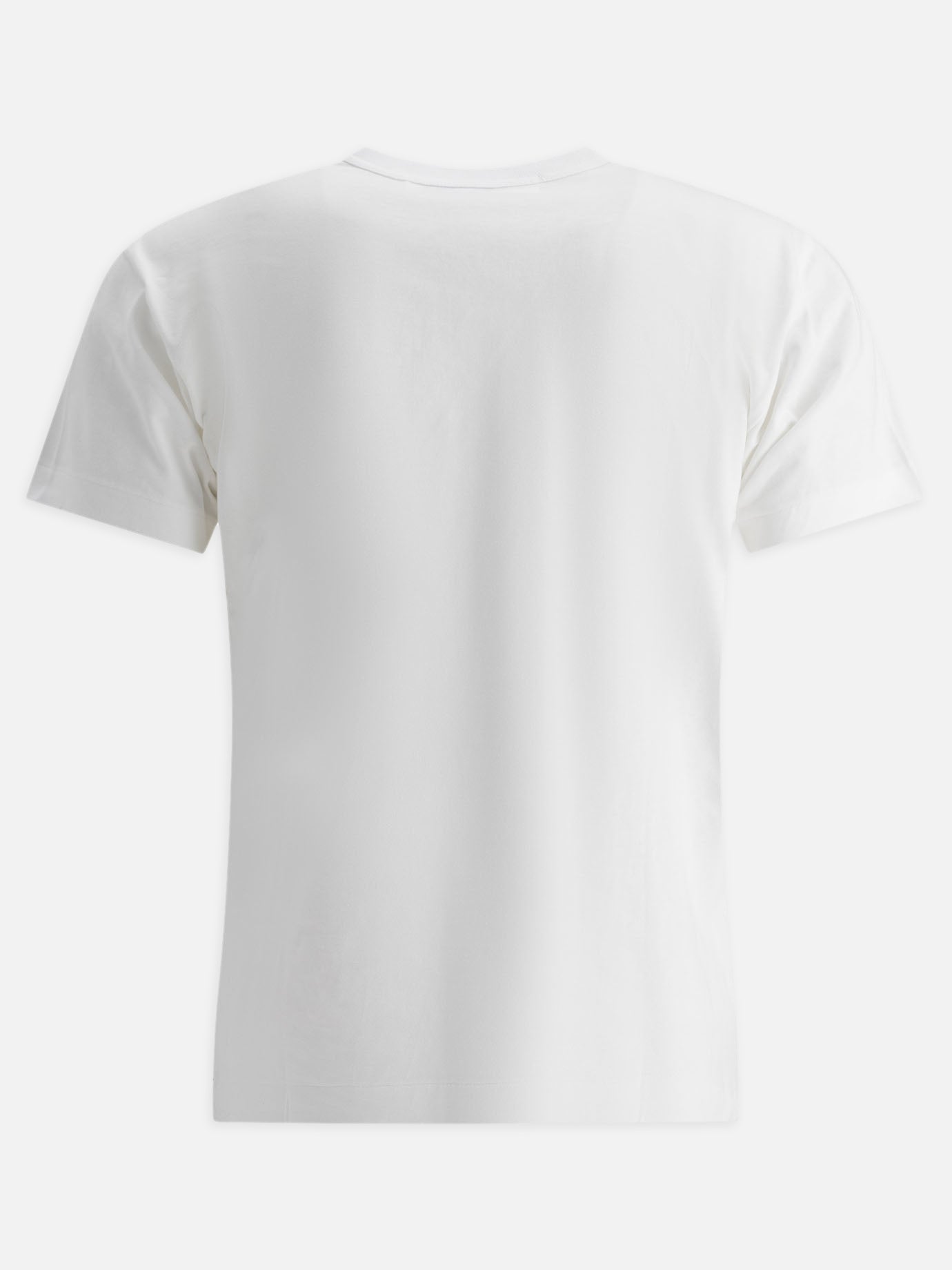 T-shirt girocollo Logo  Bianco - Comme Des Garçons Play Uomo | PDP | VIETTI Online Store | Zoom-Modal_2
