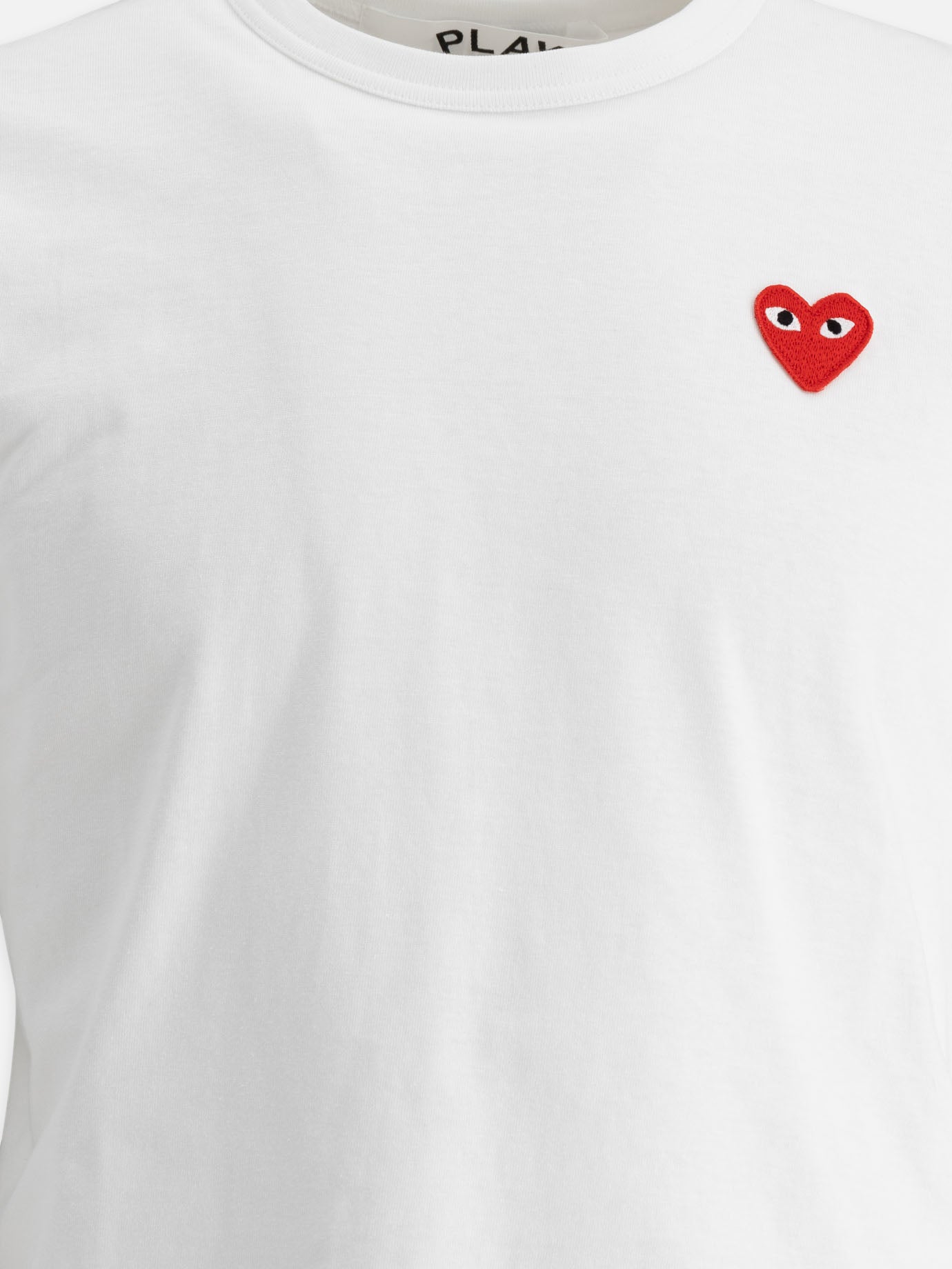 T-shirt girocollo Logo  Bianco - Comme Des Garçons Play Uomo | PDP | VIETTI Online Store | thumbnail_3