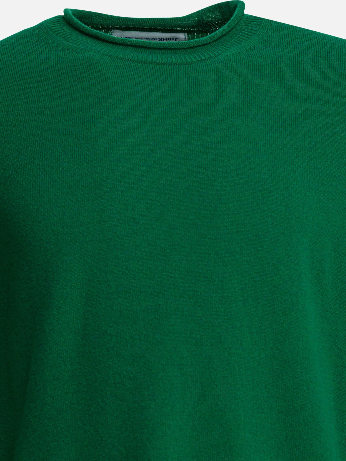 Maglioni girocollo Solid colour  Verde - Comme Des Garçons Shirt Uomo | PDP | VIETTI Online Store | thumbnail_3