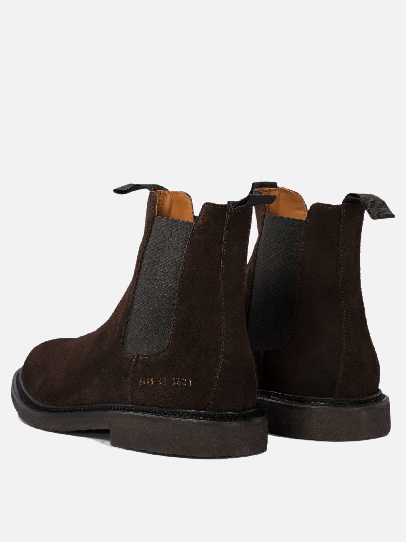 Chelsea boots 100% suede - 100% rubber  Brown - Common Projects Men | PDP | VIETTI Online Store | thumbnail_4