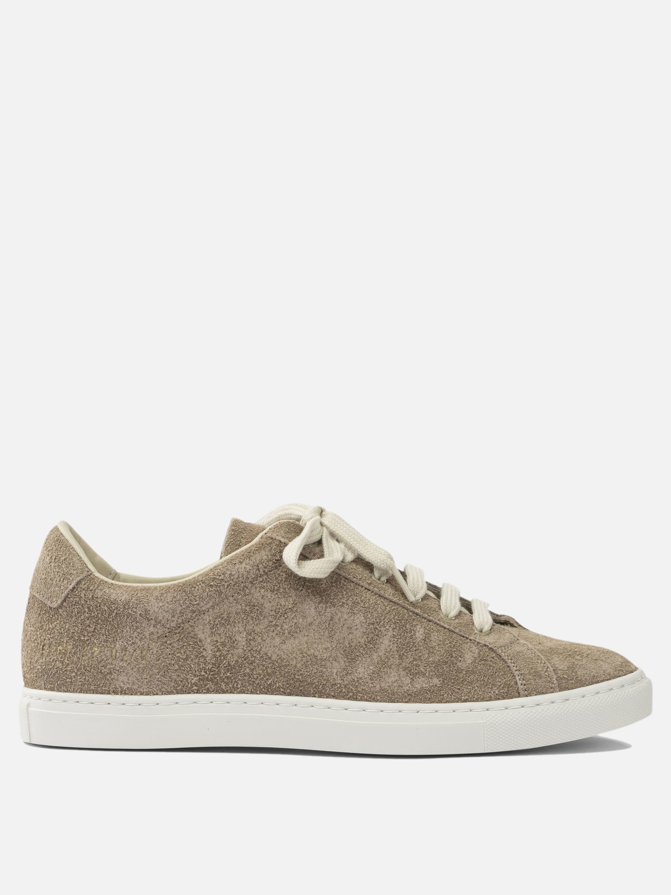 Low top sneakers 100% suede - 100% rubber  Grey - Common Projects Men | PDP | VIETTI Online Store | thumbnail