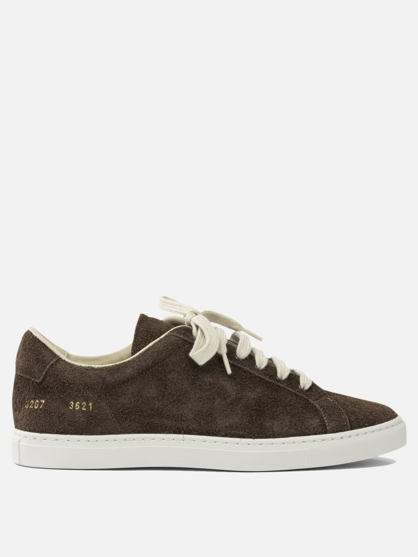 Low top sneakers 100% suede - 100% rubber  Brown - Common Projects Men | PDP | VIETTI Online Store | thumbnail