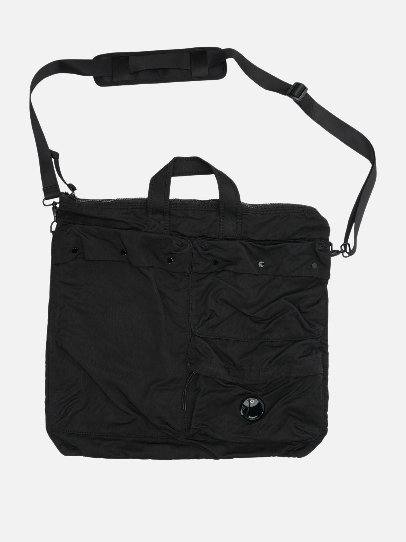 Large bags 100% polyamide  Black - C.P. Company Men | PDP | VIETTI Online Store | thumbnail_2