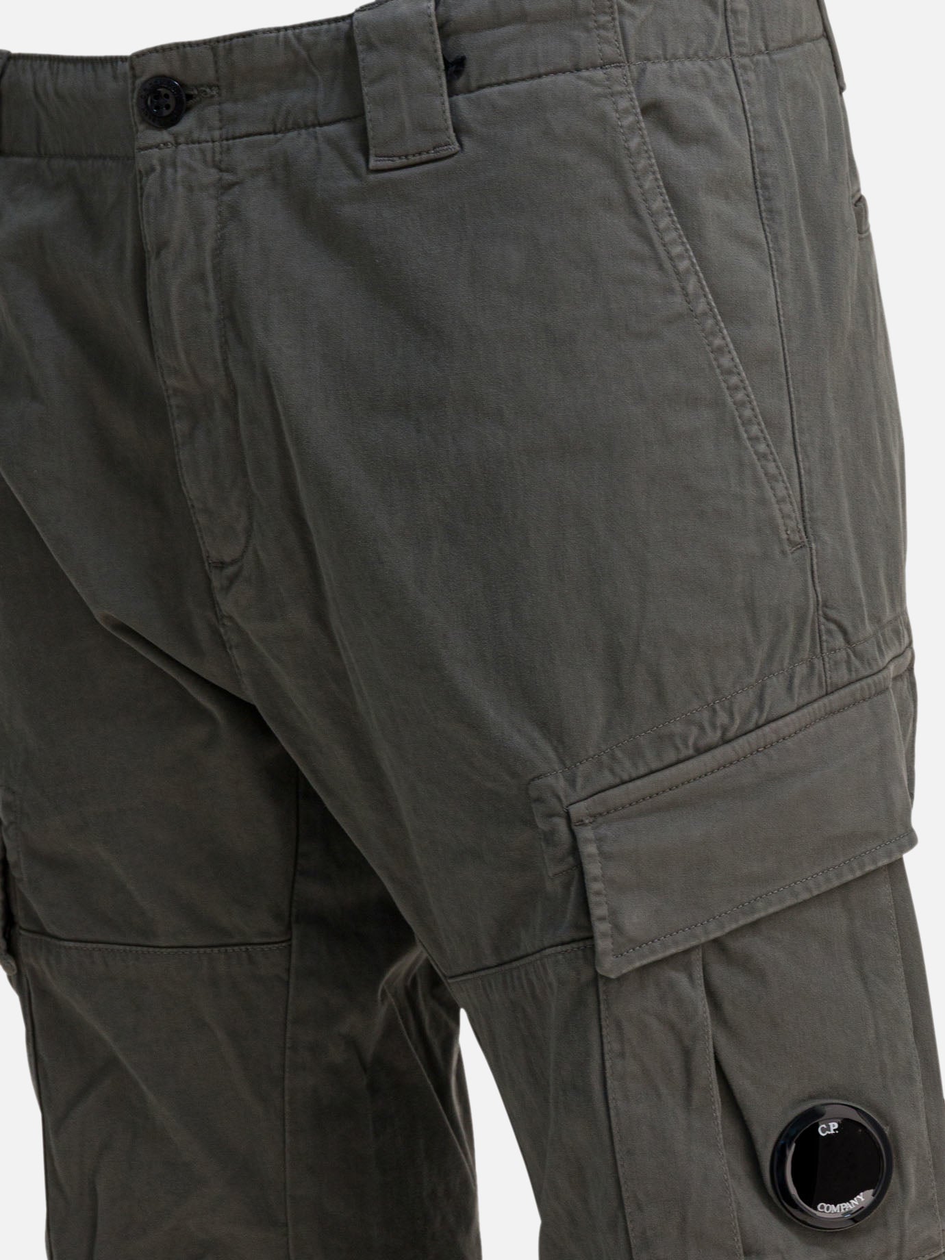 Cargo & parachute trousers Solid colour  Grey - C.P. Company Men | PDP | VIETTI Online Store | thumbnail_4