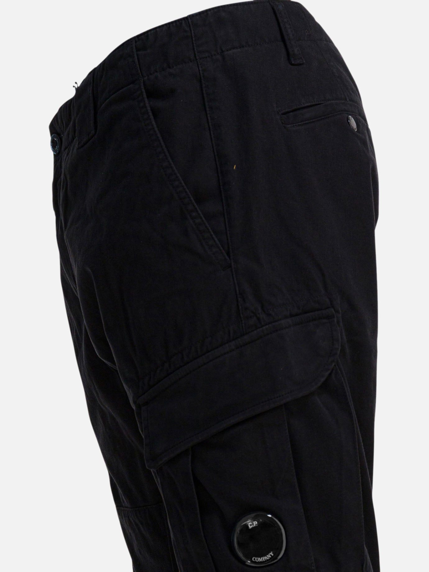 Cargo & parachute trousers Solid colour  Black - C.P. Company Men | PDP | VIETTI Online Store | thumbnail_4