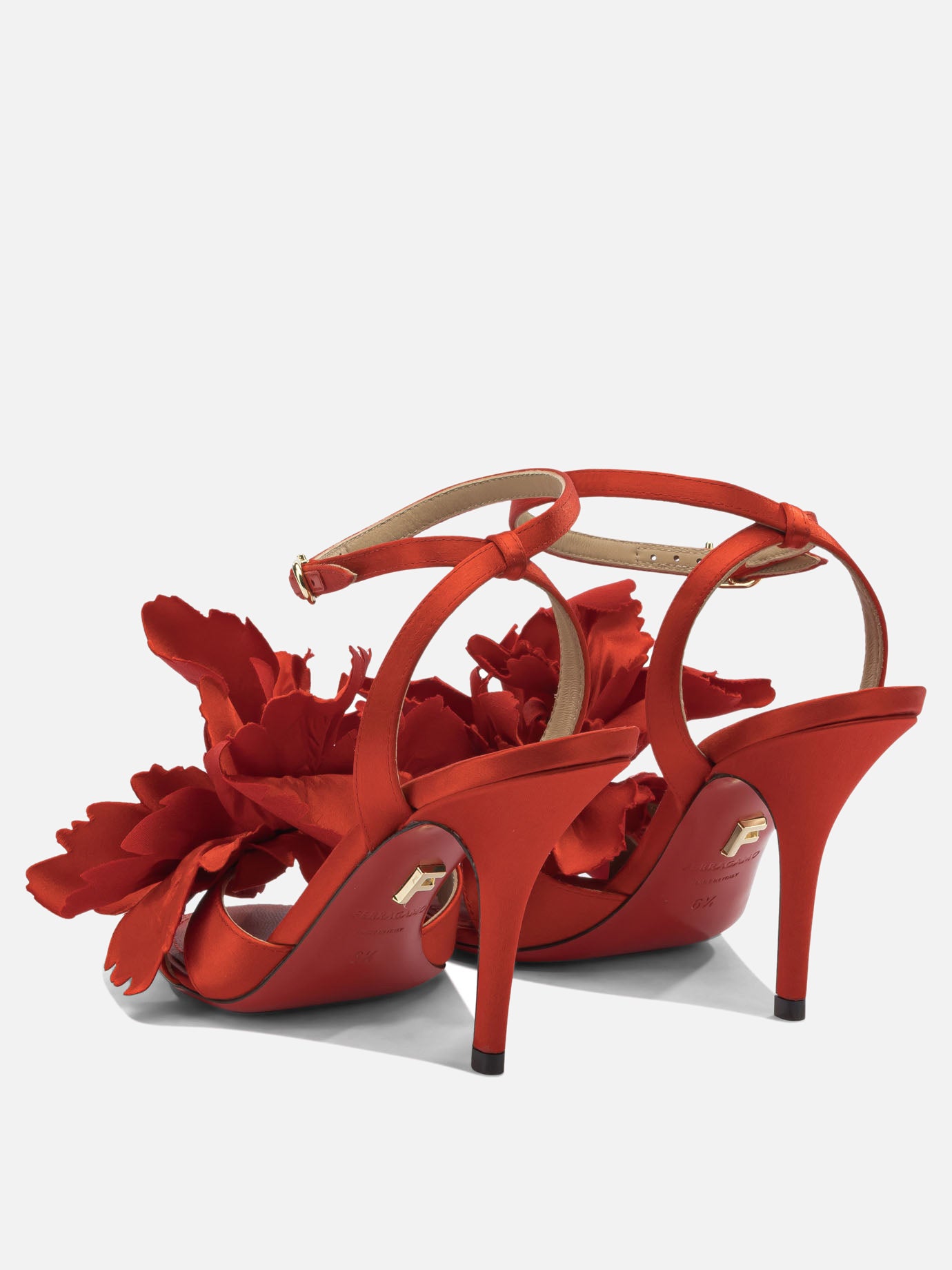Heeled sandals 0787597  Red - Ferragamo Women | PDP | VIETTI Online Store | thumbnail_4