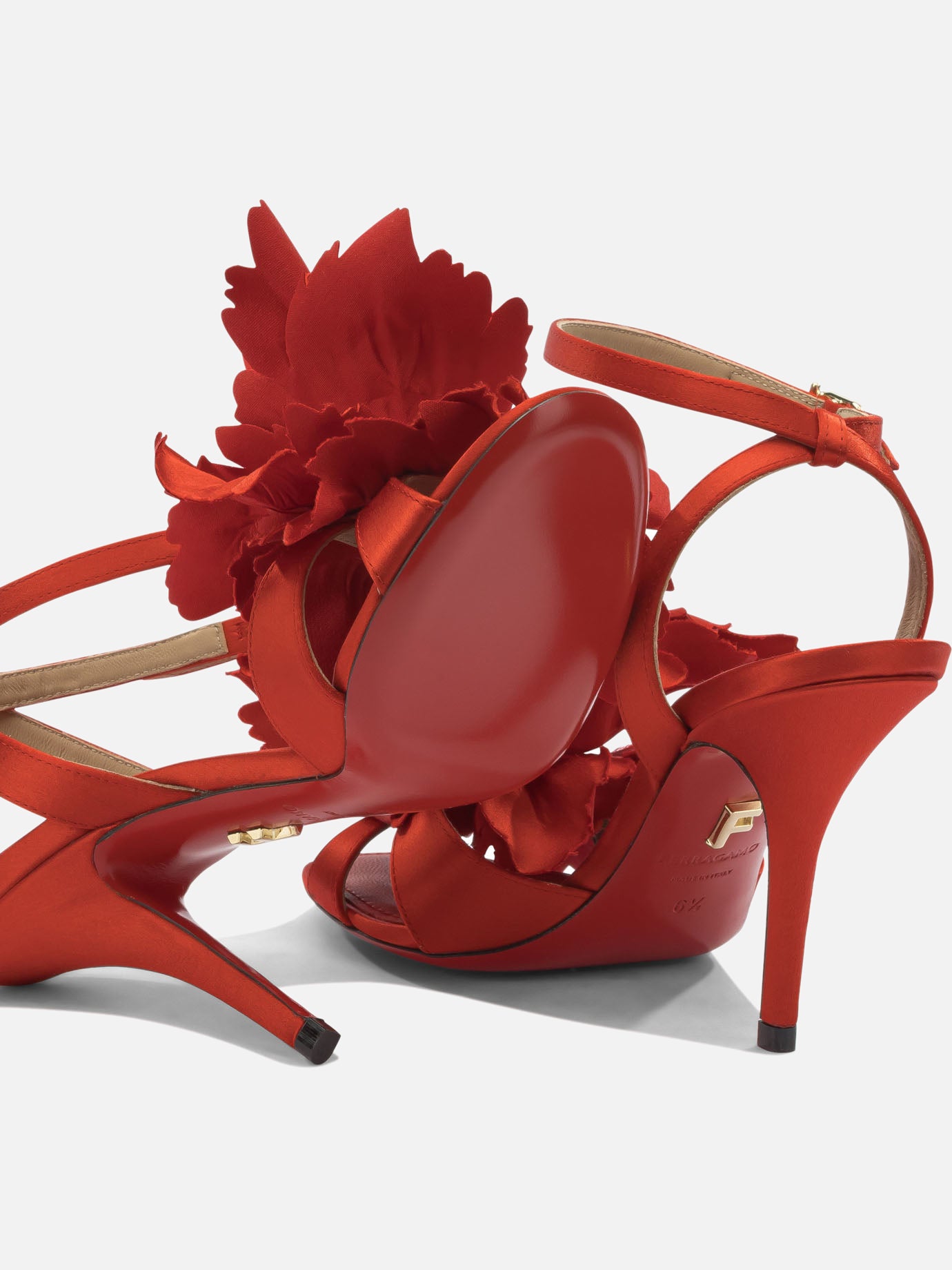Heeled sandals 0787597  Red - Ferragamo Women | PDP | VIETTI Online Store | thumbnail_5