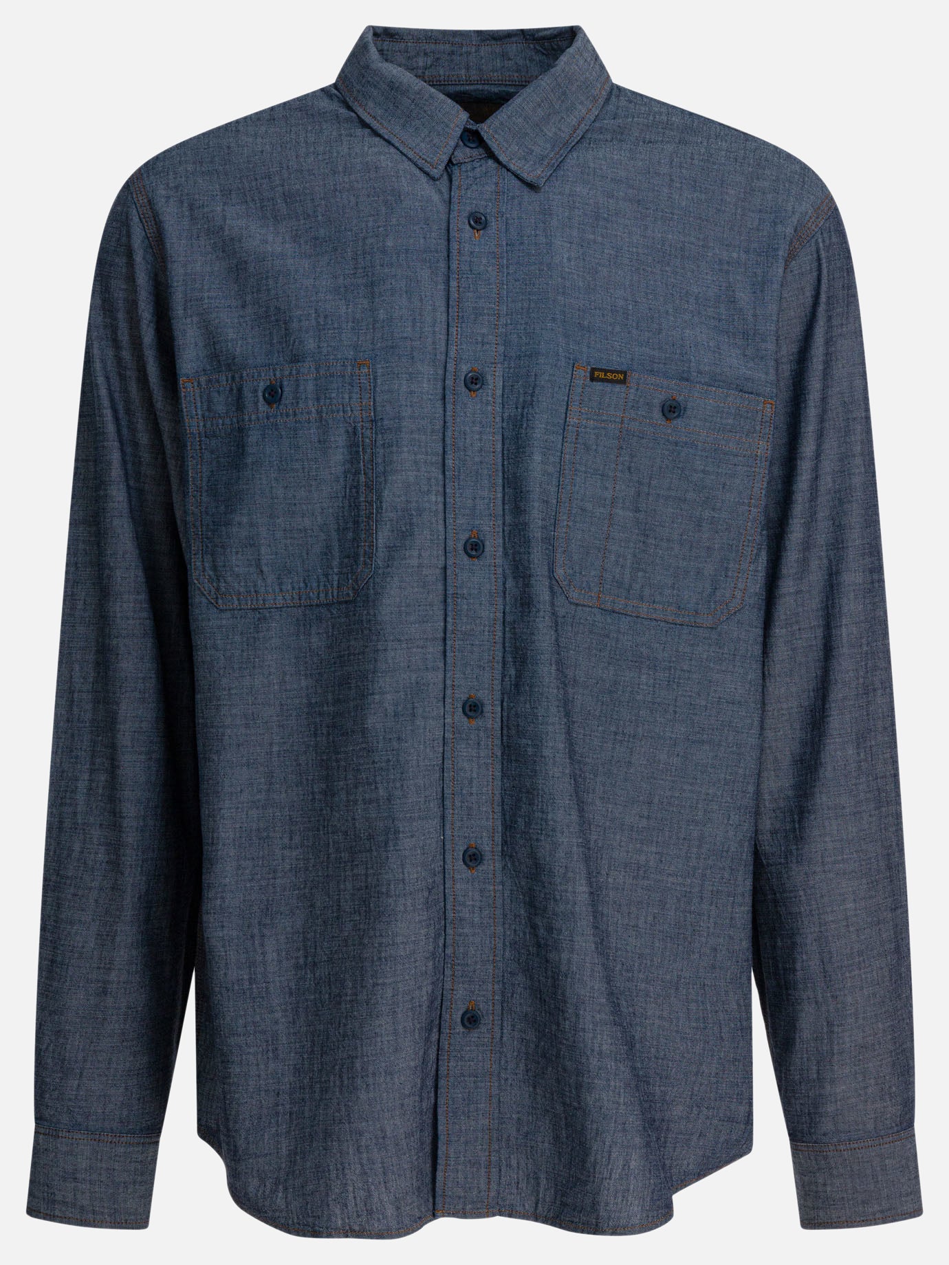 Casual shirts Solid colour  Blue - Filson Men | PDP | VIETTI Online Store | thumbnail