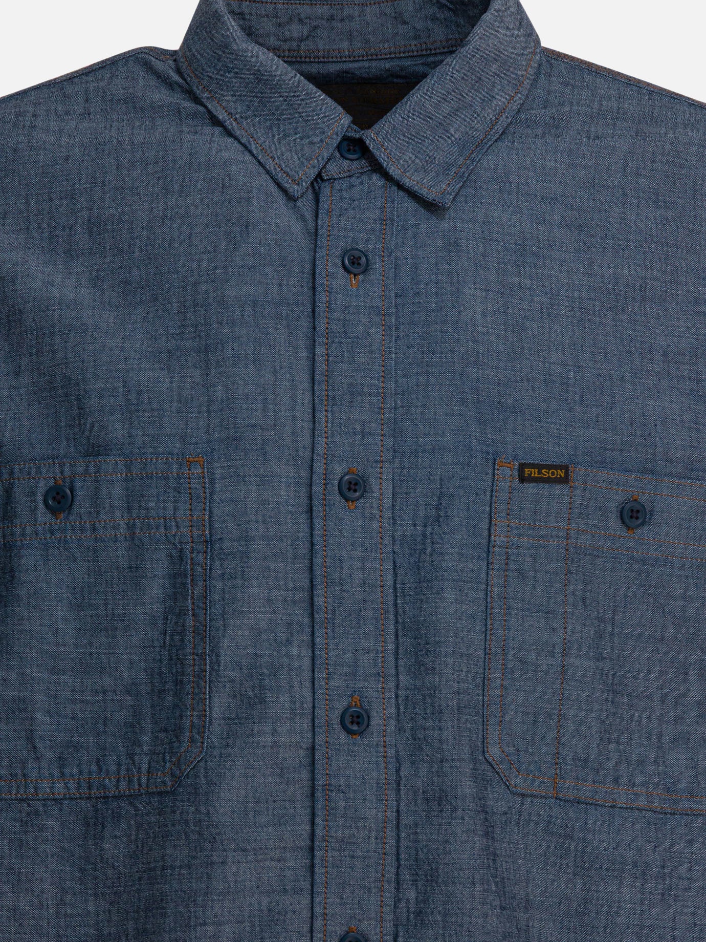 Casual shirts Solid colour  Blue - Filson Men | PDP | VIETTI Online Store | thumbnail_3
