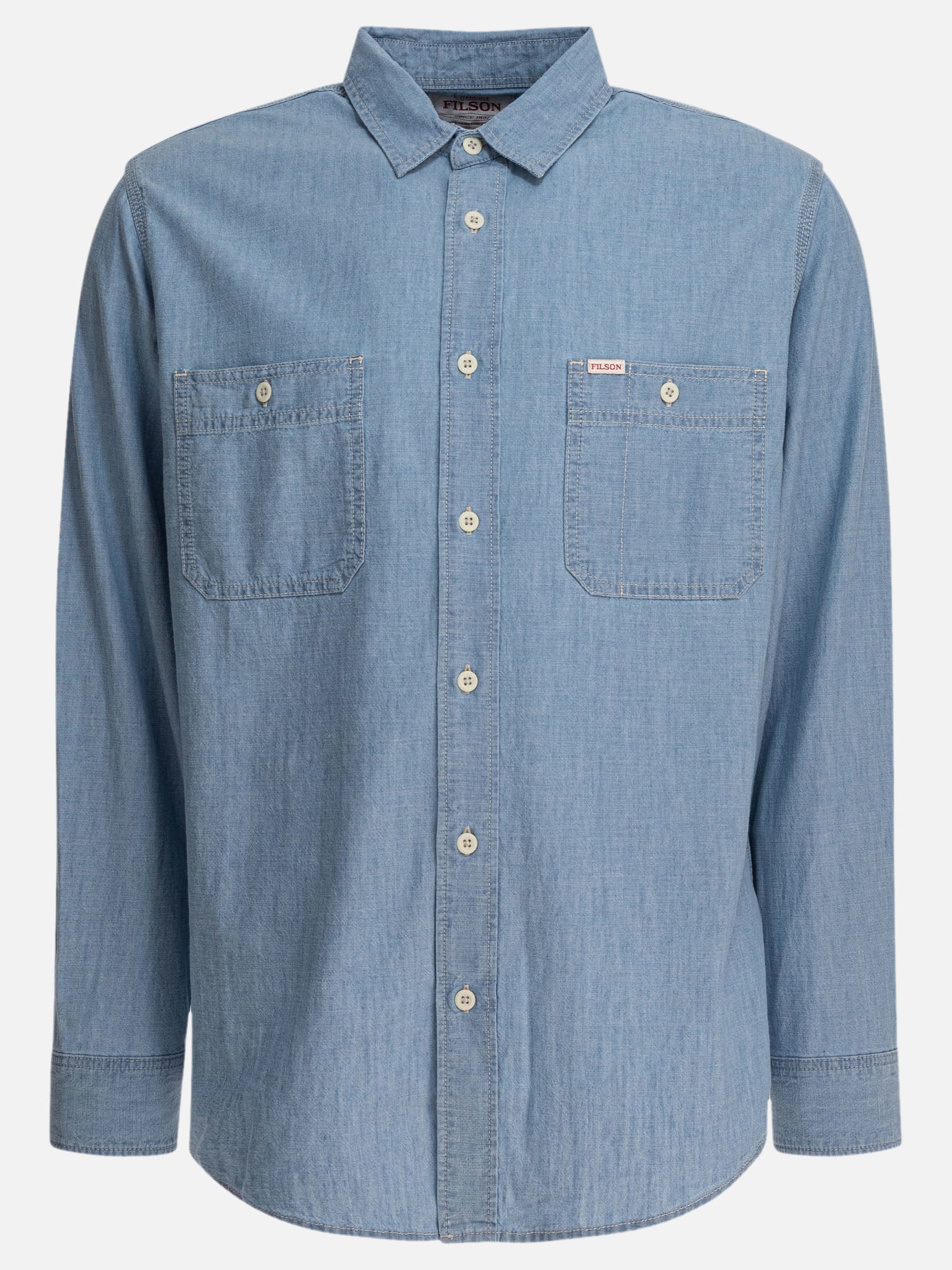 Camicie casual Solid colour  Blu - Filson Uomo | PDP | VIETTI Online Store | Zoom-Modal
