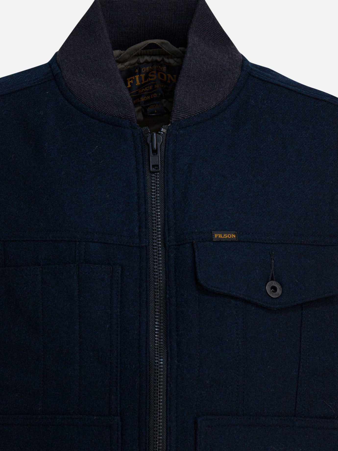 Vest jackets Solid colour  Blue - Filson Men | PDP | VIETTI Online Store | thumbnail_3