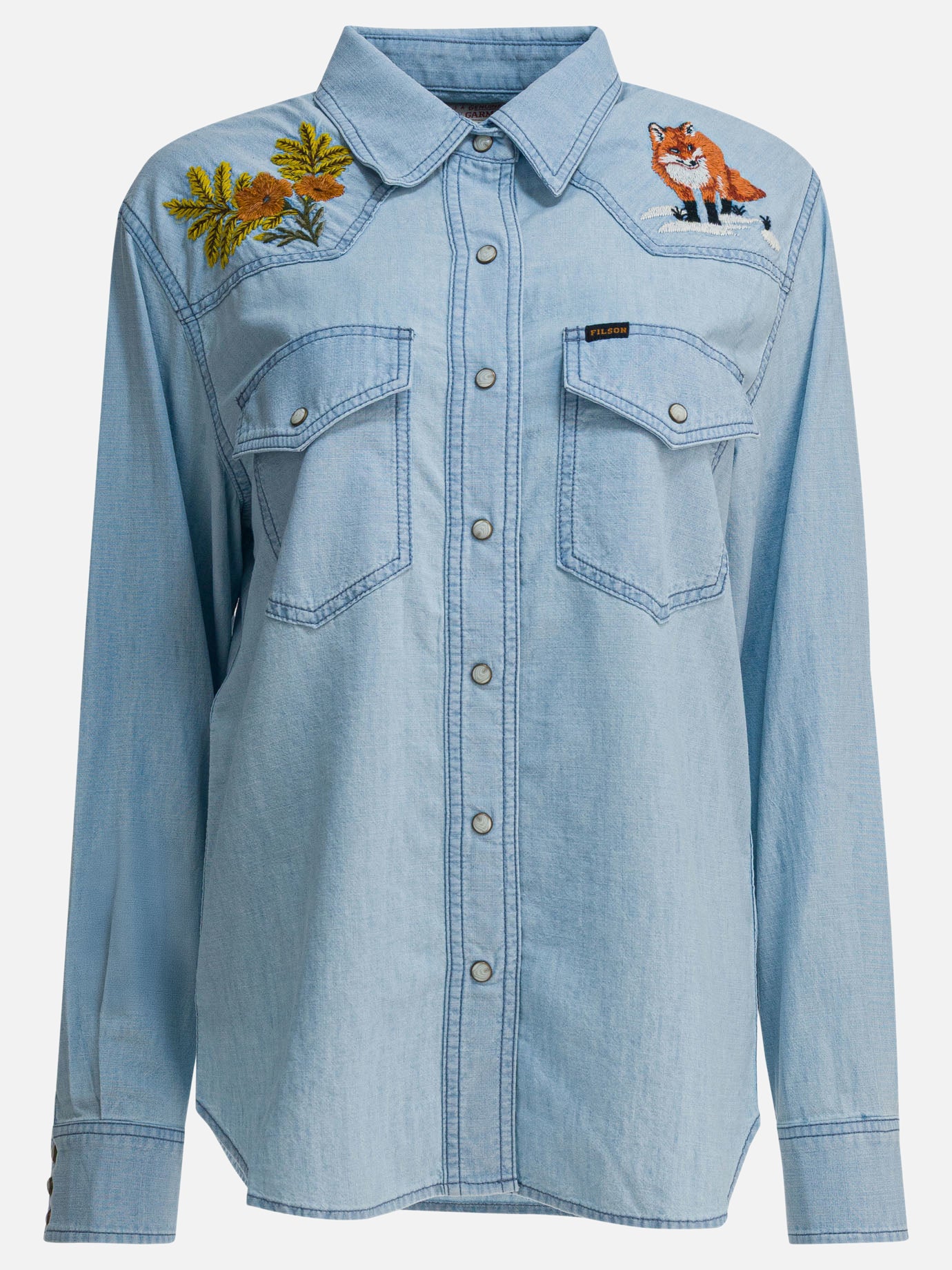 Casual shirts Solid colour  Light blue - Filson Women | PDP | VIETTI Online Store | thumbnail