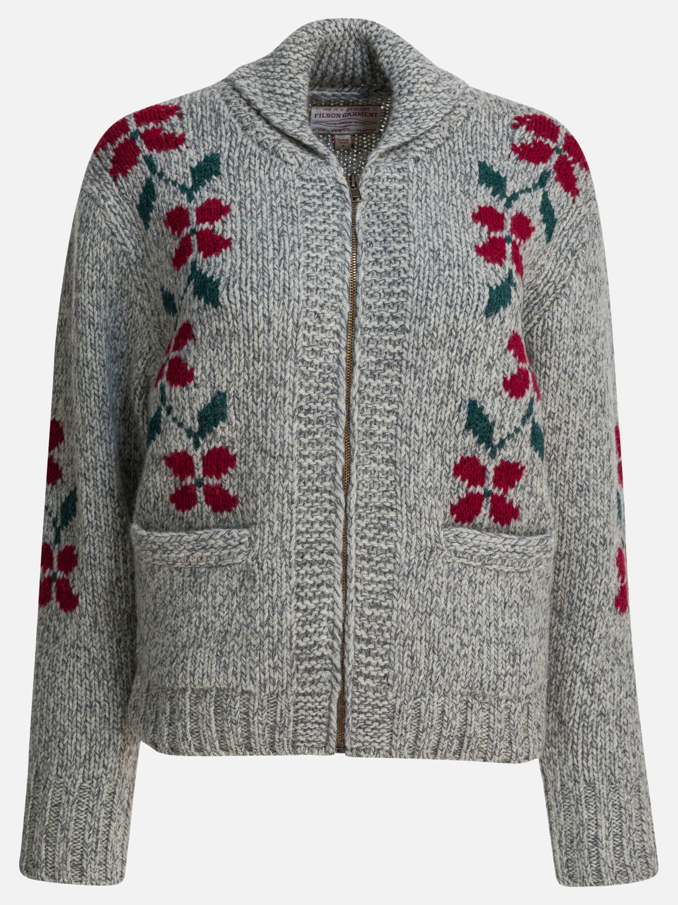 Cardigans Textured knit  Grey - Filson Women | PDP | VIETTI Online Store | thumbnail