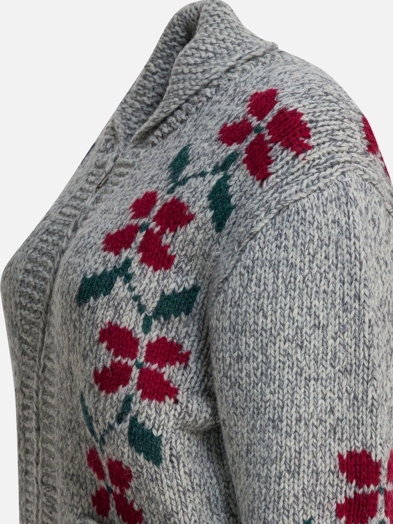 Cardigans Textured knit  Grey - Filson Women | PDP | VIETTI Online Store | thumbnail_4