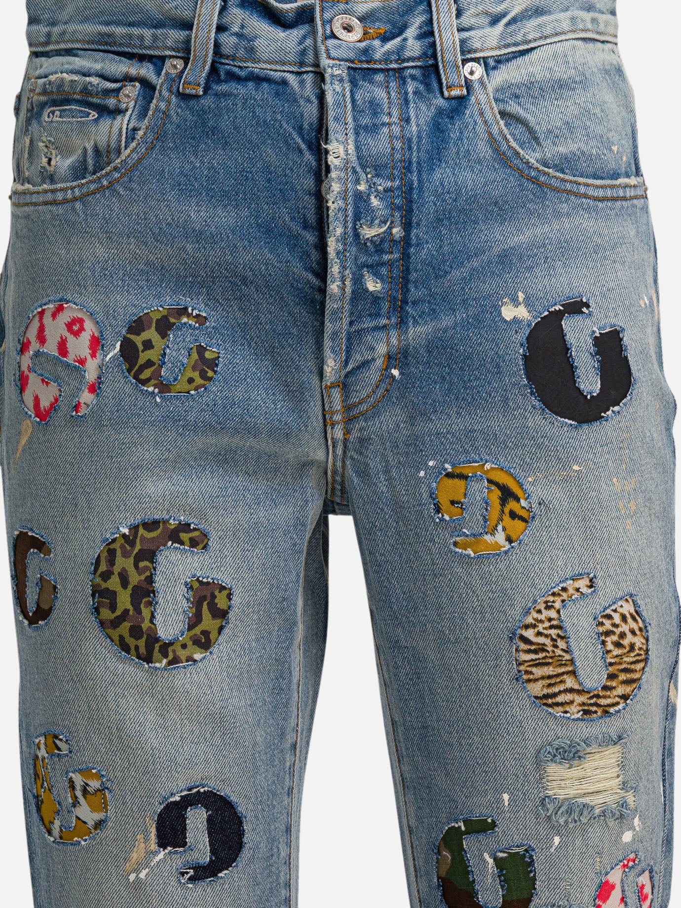 Jeans svasati Solid colour  Azzurro - Gallery Dept. Uomo | PDP | VIETTI Online Store | Zoom-Modal_3
